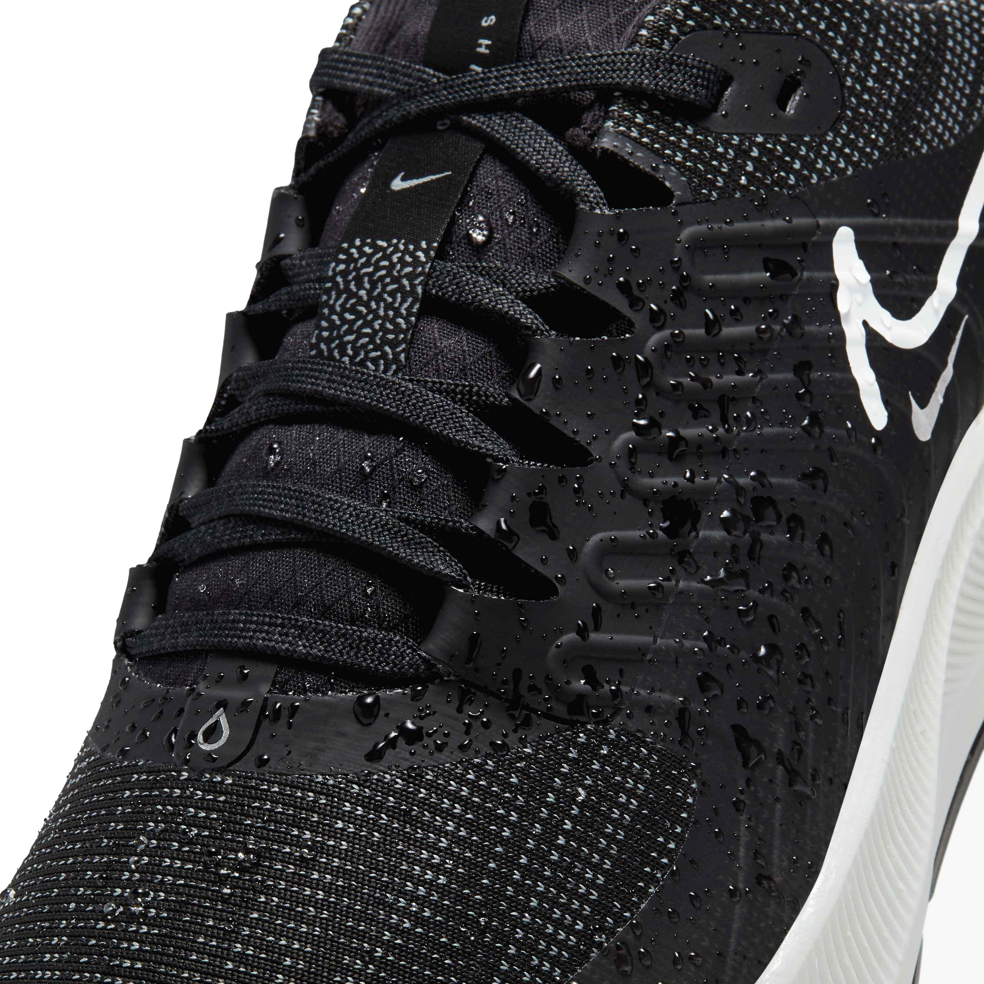Nike Air Zoom Pegasus 38 Shield "Black/Platinum Tint/Dark Smoke Grey" Women's Running Shoe