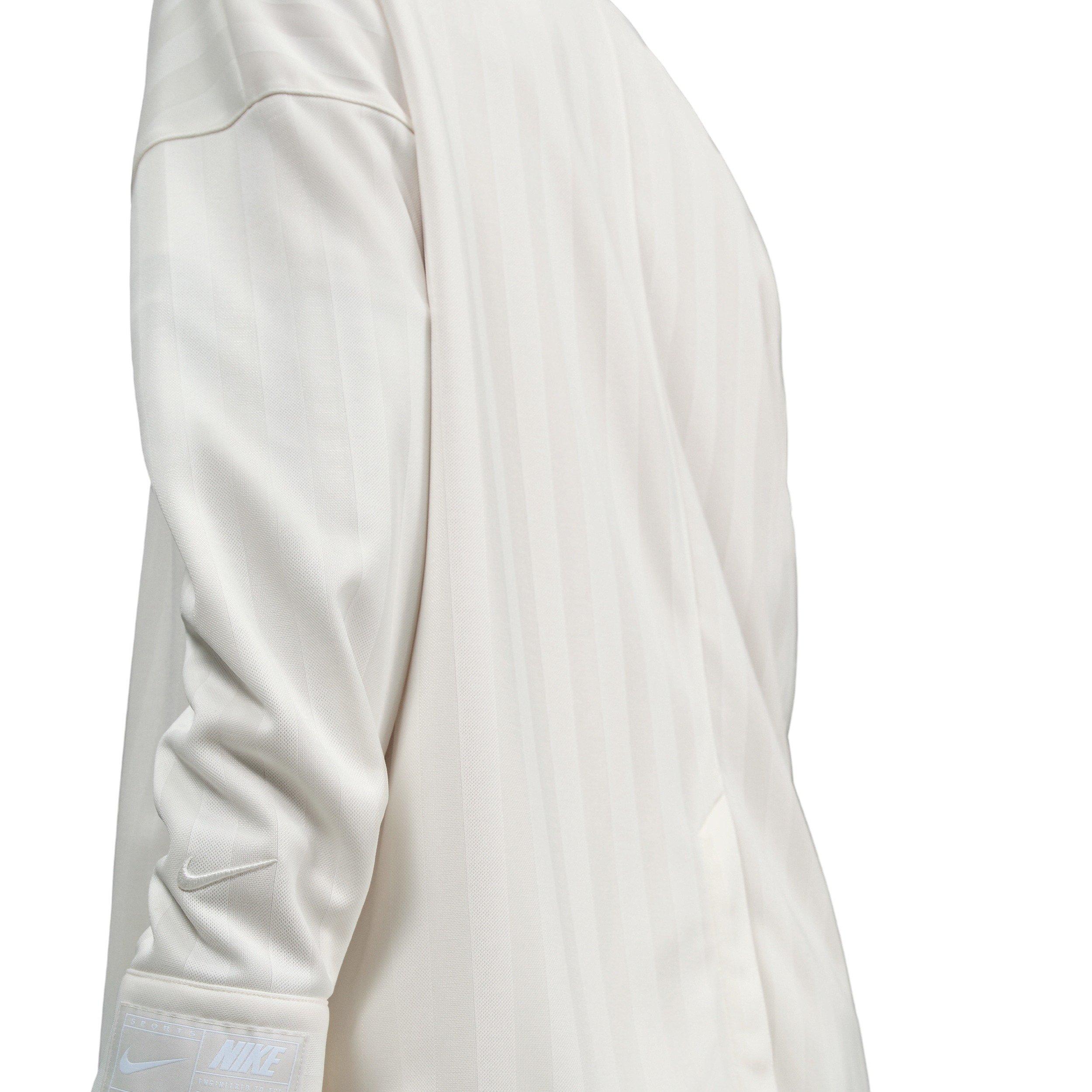 Nike Women's Sportswear Jacquard Stripe Button Down Shirt -Ivory - IVORY Thumbnail View 2