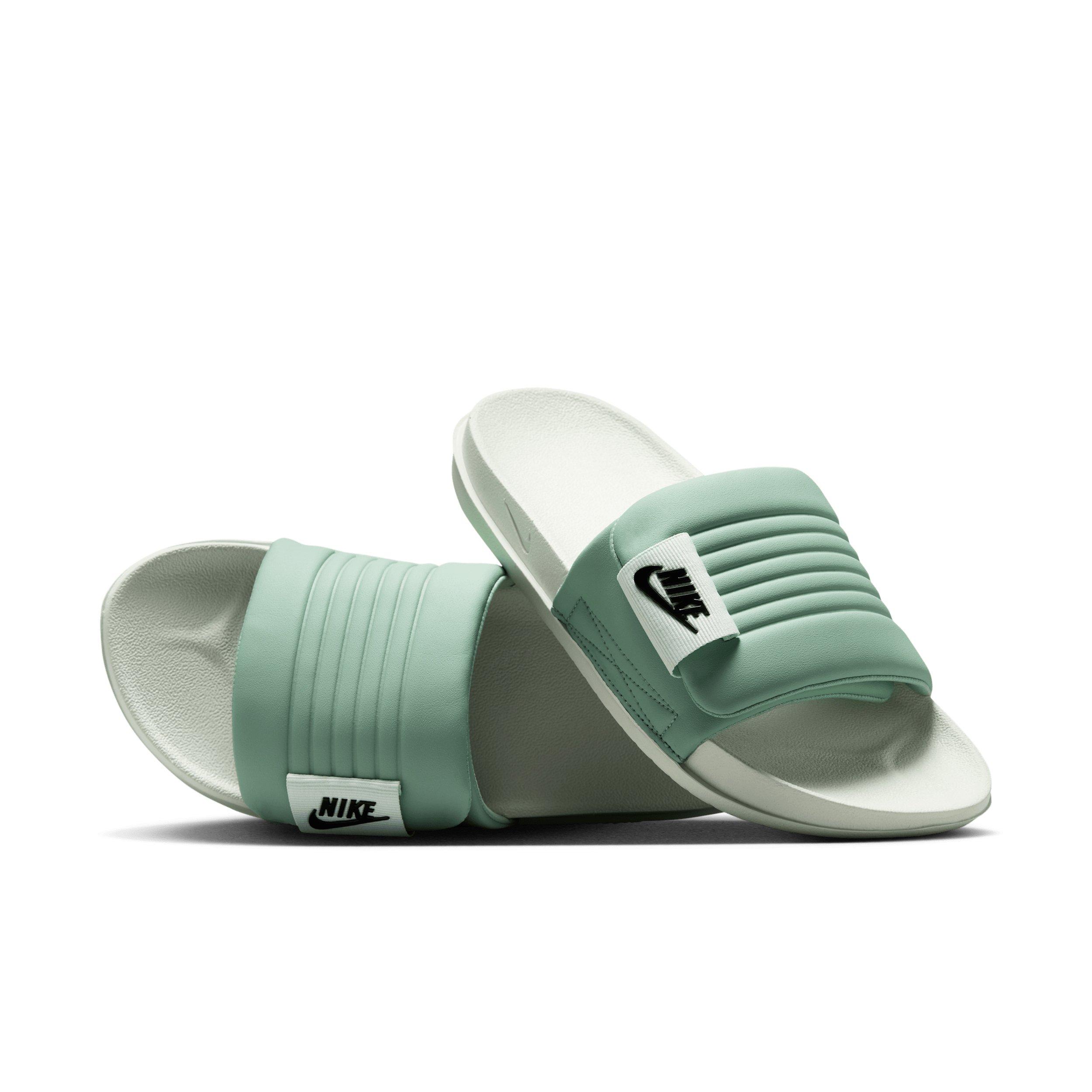 Nike Offcourt Adjust "Barely Green/Steam/Black" Women's Slide - GREEN/BLACK Thumbnail View 3