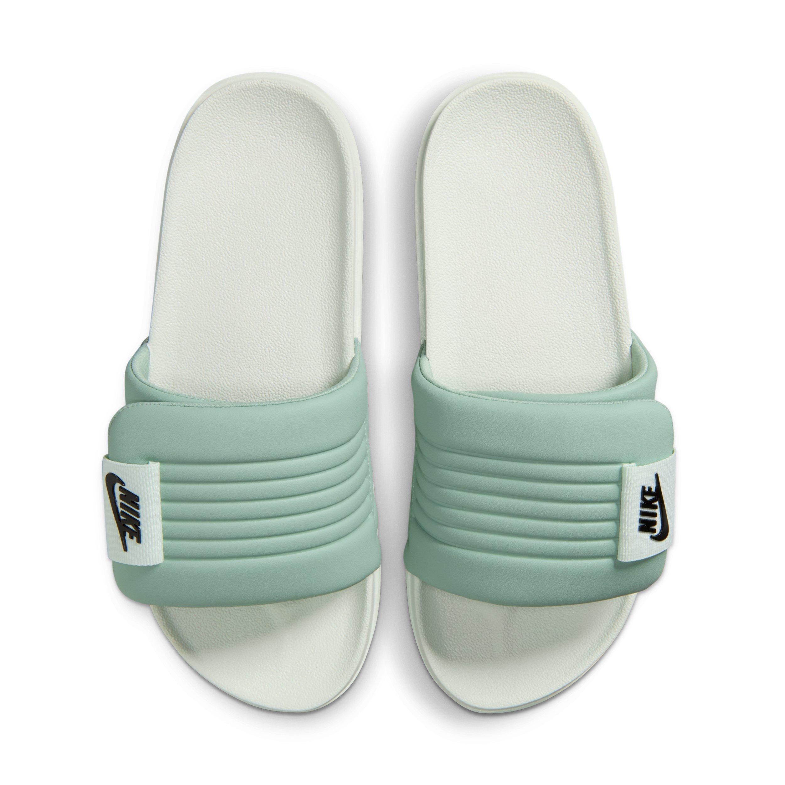 Nike Offcourt Adjust "Barely Green/Steam/Black" Women's Slide - GREEN/BLACK Thumbnail View 4