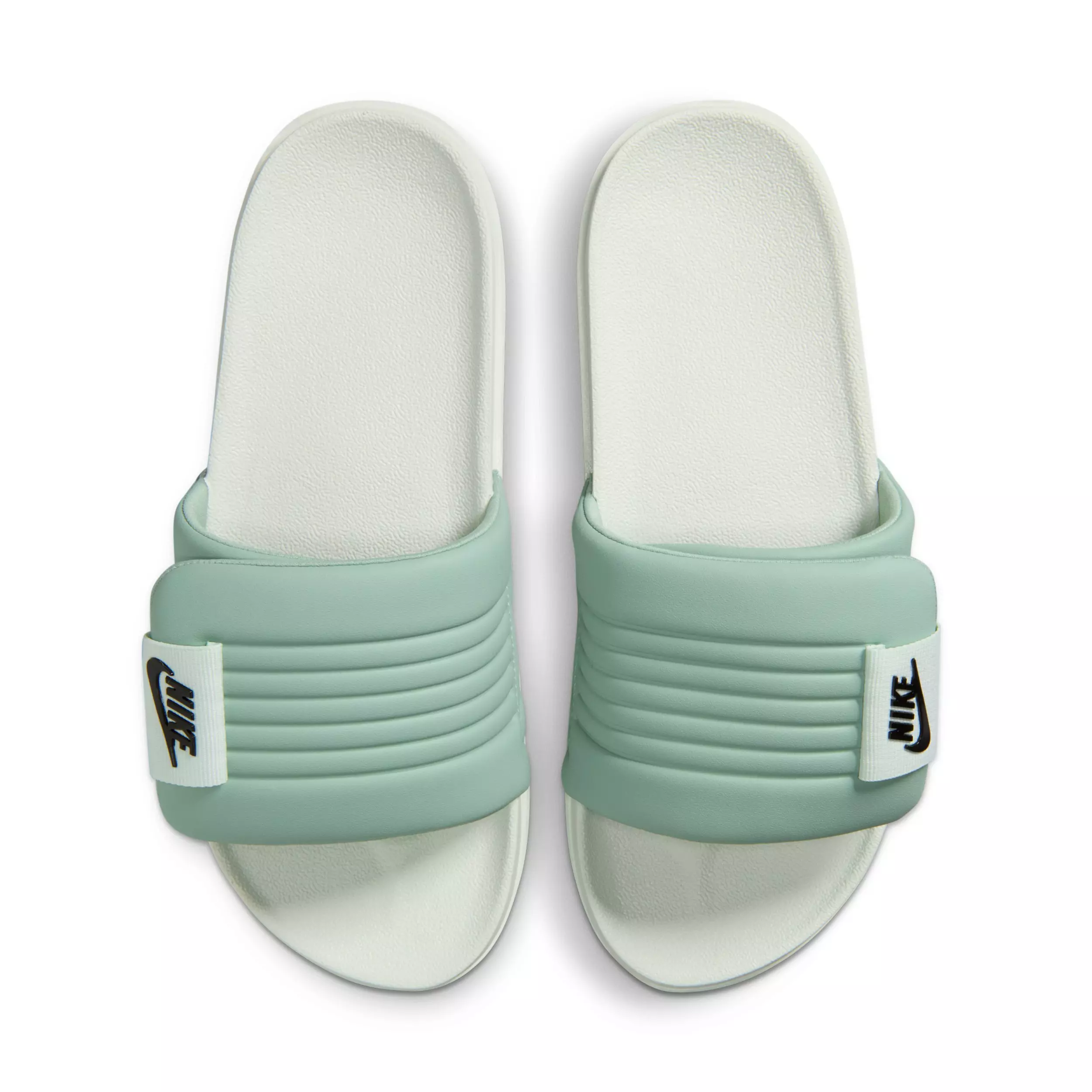 Nike Offcourt Adjust "Barely Green/Steam/Black" Women's Slide - GREEN/BLACK