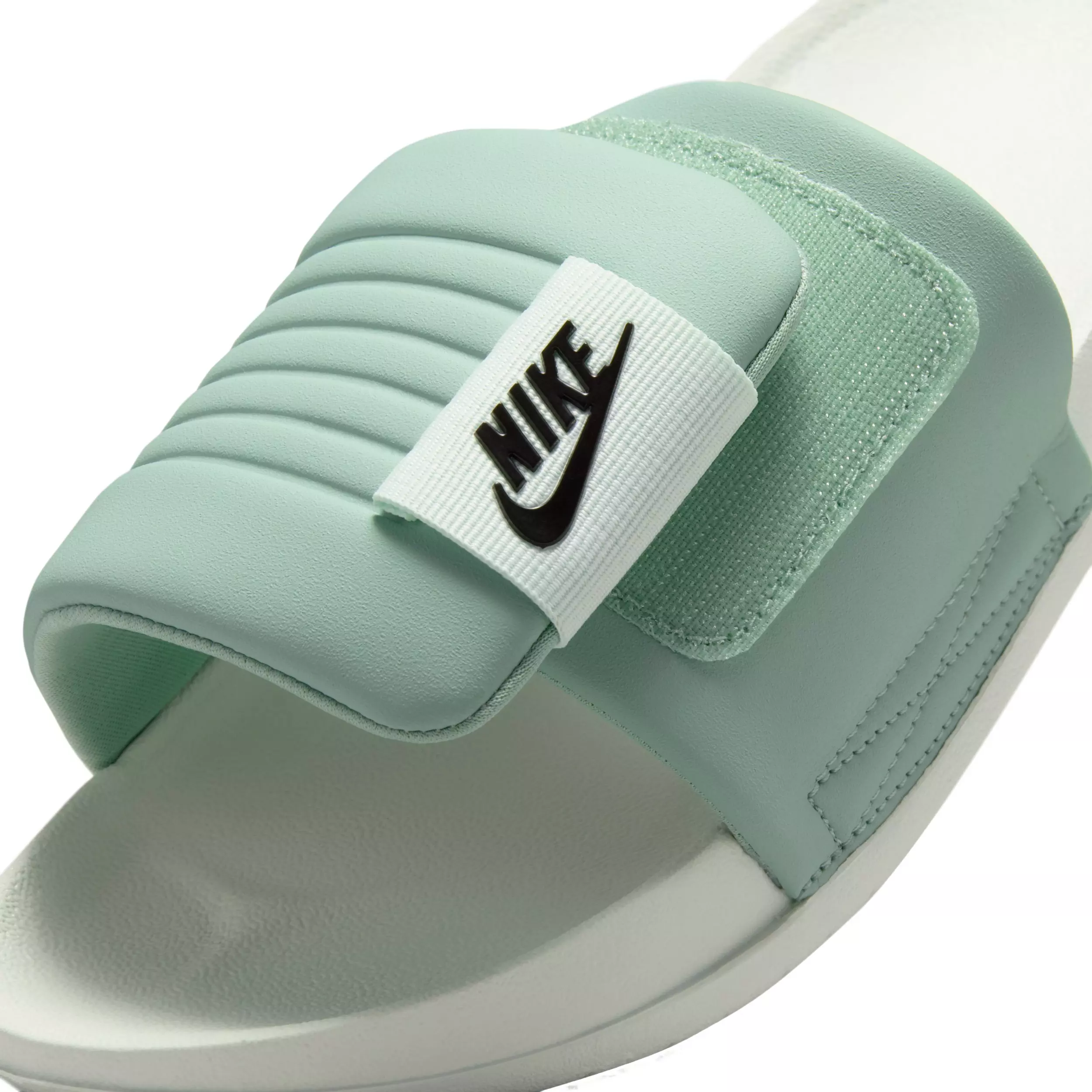 Nike Offcourt Adjust "Barely Green/Steam/Black" Women's Slide - GREEN/BLACK