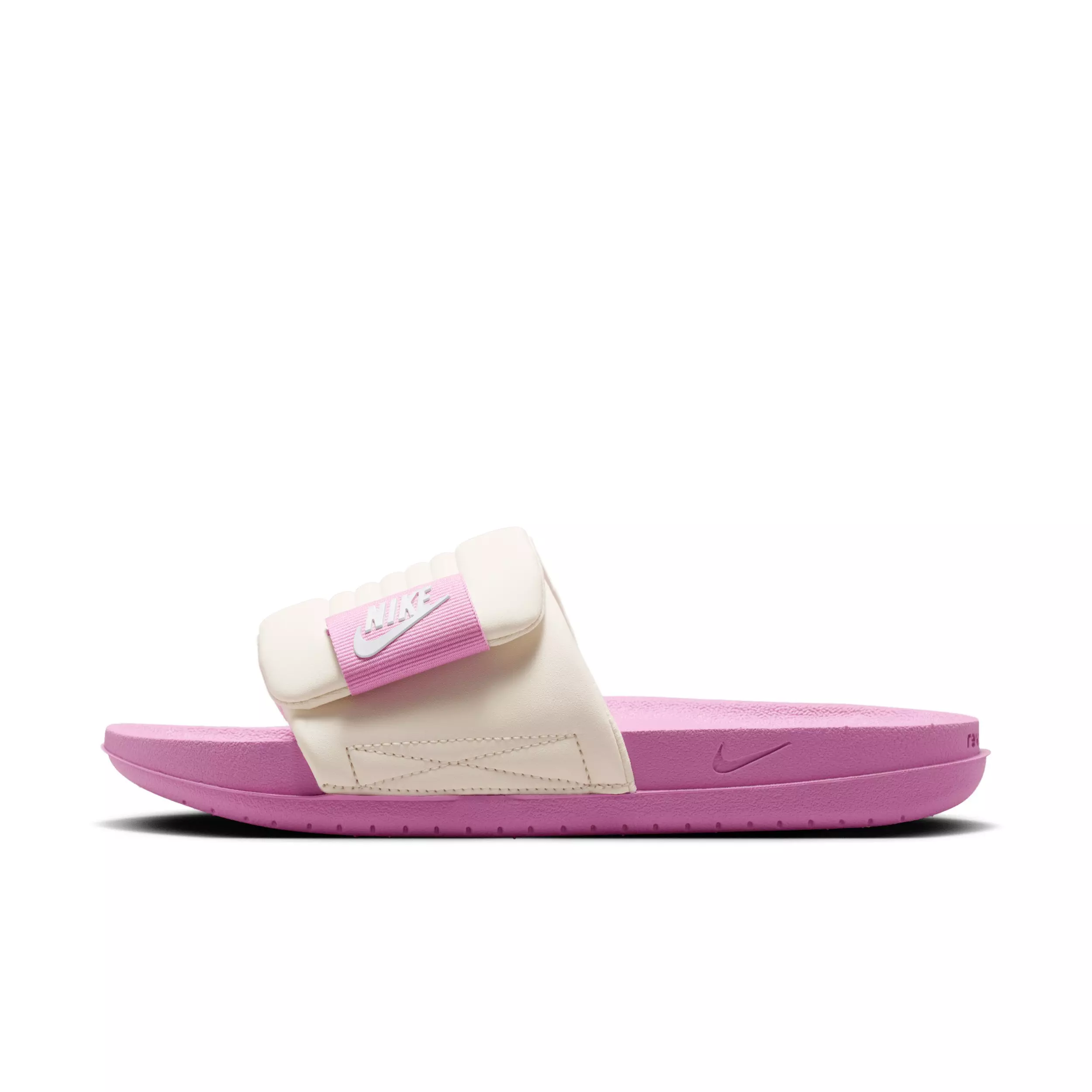 Nike Offcourt Adjust "Light Magenta/Chalk/Pearl Pink" Women's Slide - PURPLE/WHITE