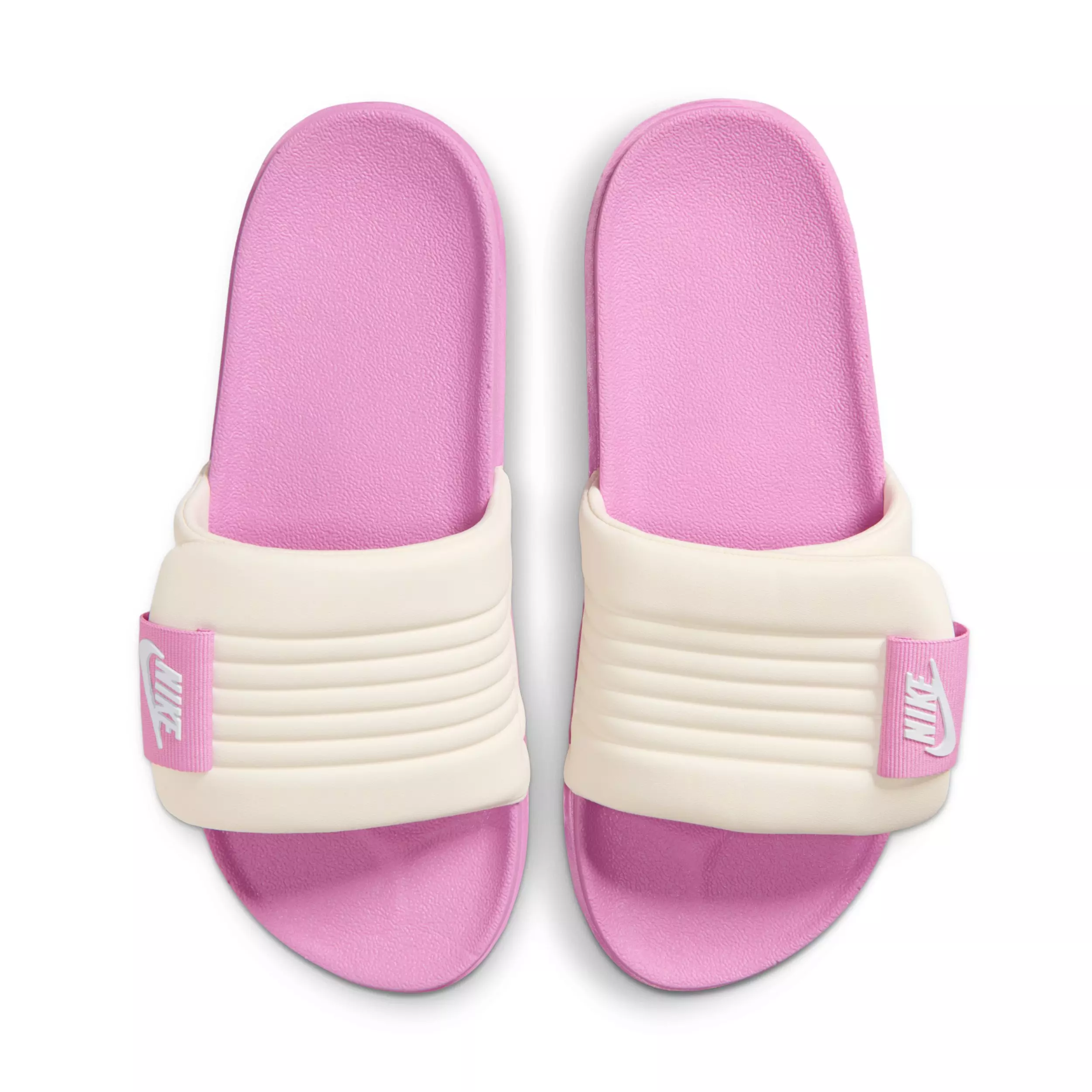 Nike Offcourt Adjust "Light Magenta/Chalk/Pearl Pink" Women's Slide - PURPLE/WHITE