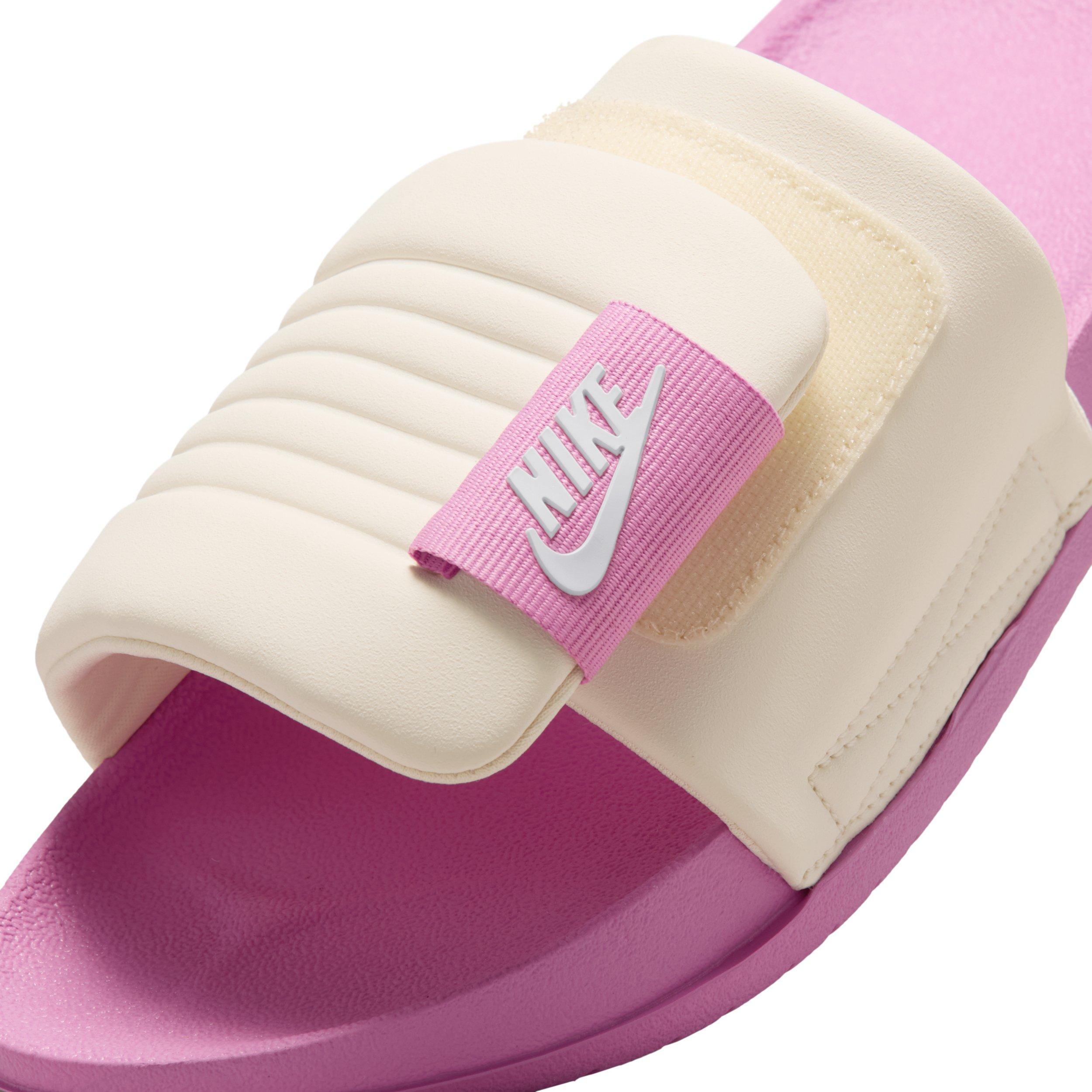 Nike Offcourt Adjust "Light Magenta/Chalk/Pearl Pink" Women's Slide - PURPLE/WHITE Thumbnail View 6