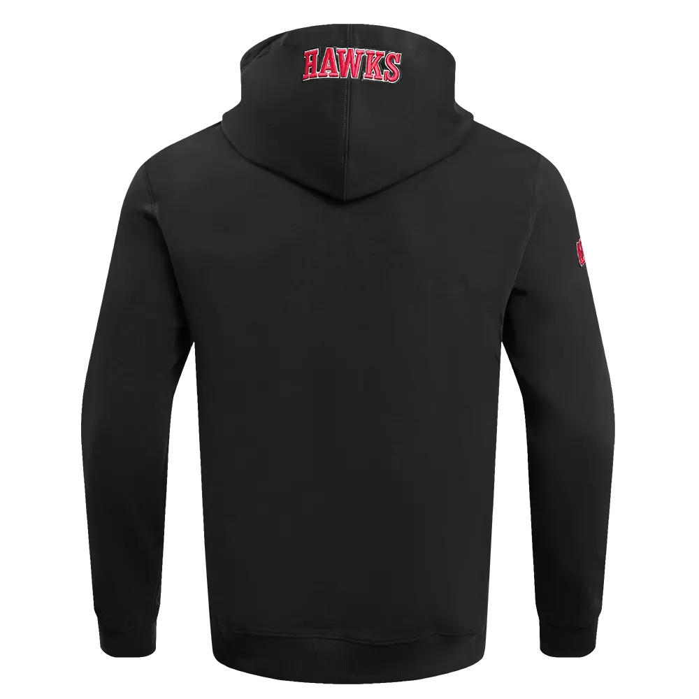 Pro Standard Men's NBA Atlanta Hawks Old English PO Hoodie -Black - BLACK