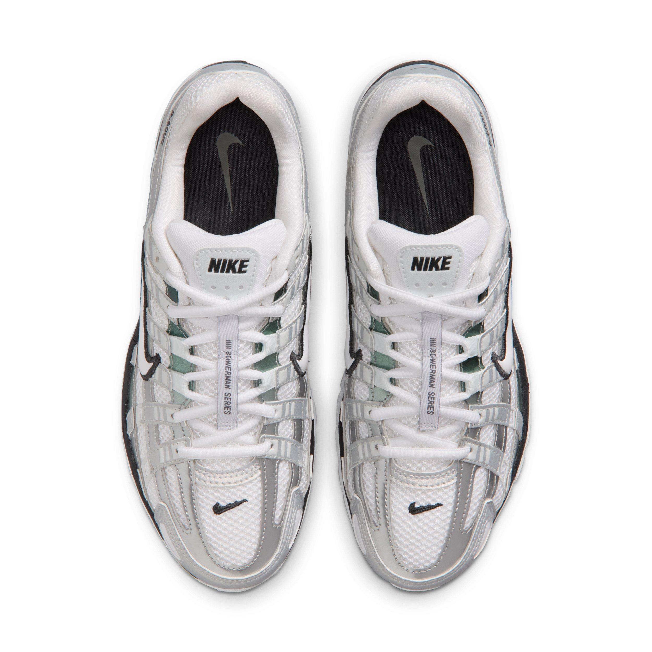 Nike P-6000 "White/Off White/Dark Smoke Grey/White" Women's Shoe - WHITE/GREY Thumbnail View 4