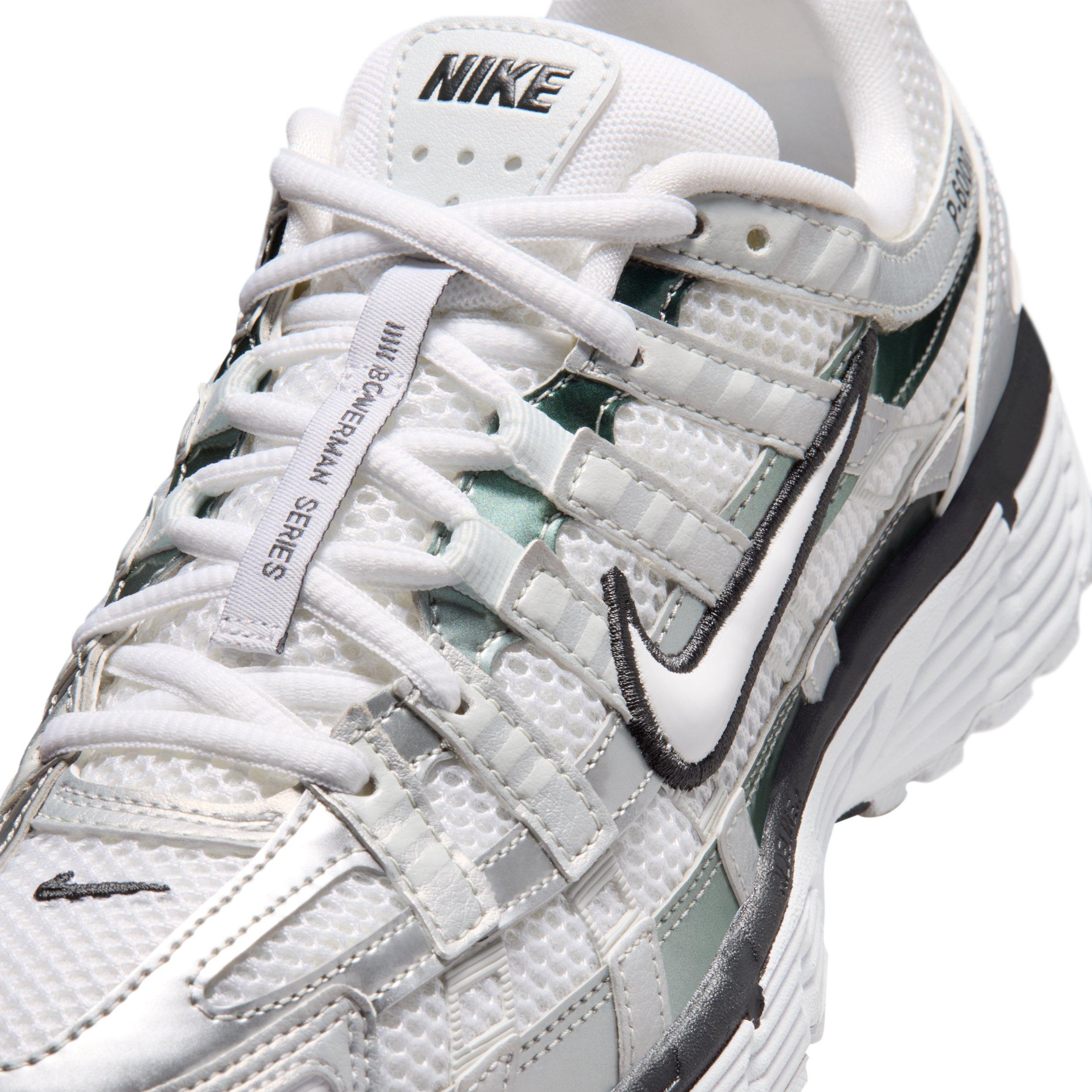 Nike P-6000 "White/Off White/Dark Smoke Grey/White" Women's Shoe - WHITE/GREY Thumbnail View 7