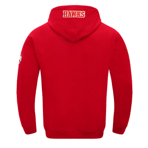 Pro Standard Men's NBA Atlanta Hawks Old English PO Hoodie -Red