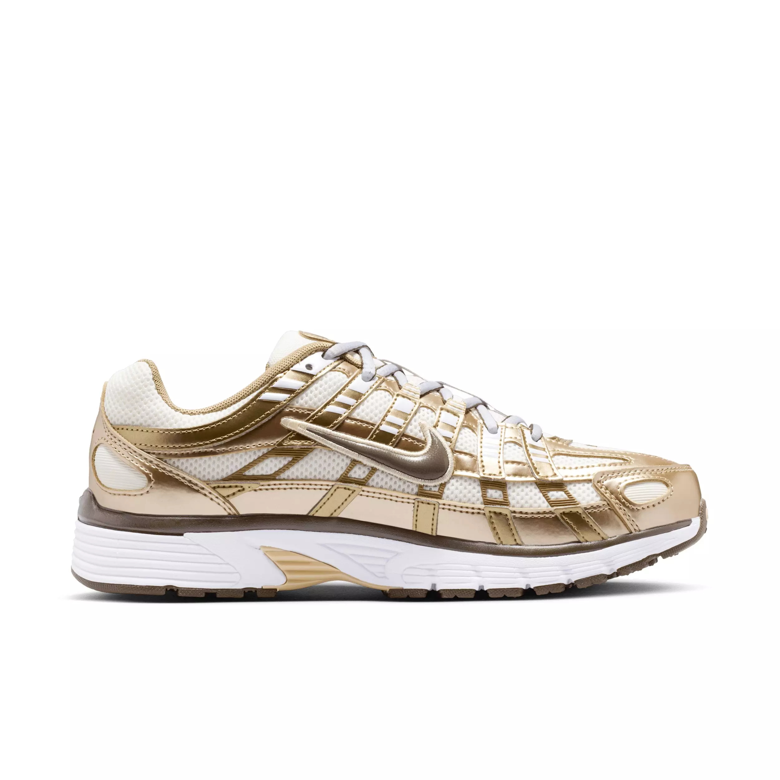 Nike P-6000 "Sail/Linen/White/Dark Hazel" Women's Shoe - WHITE/BROWN