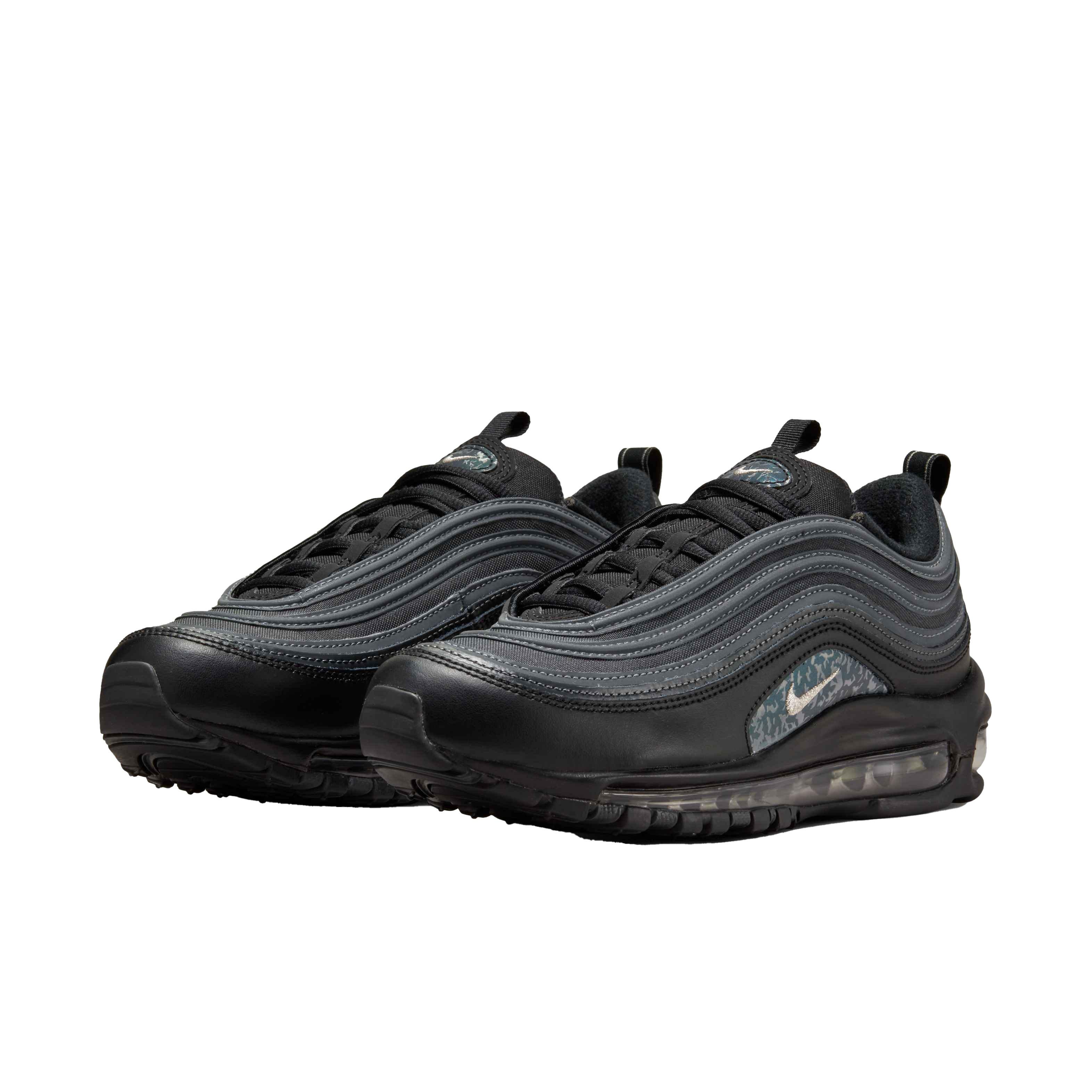 Nike Air Max 97 "Black/Metallic Pewter/Anthracite" Women's Shoe - BLACK Thumbnail View 3