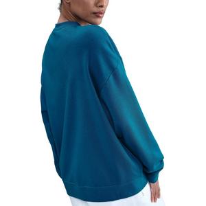 Nike Women's Sportswear Club Fleece Loose Crew-Neck Sweatshirt -Turquoise