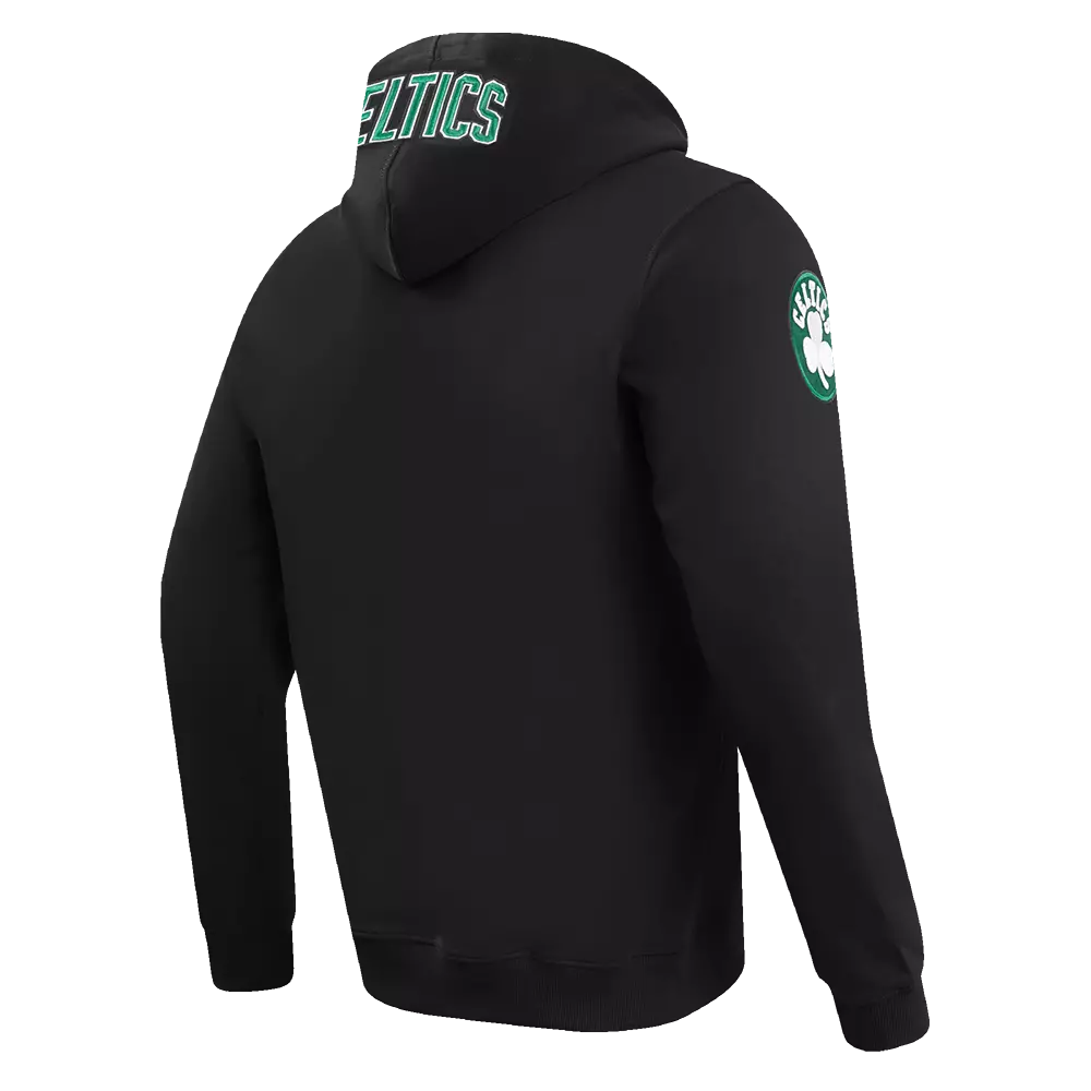 Pro Standard Men's NBA Boston Celtics Old English PO Hoodie - Black - BLACK