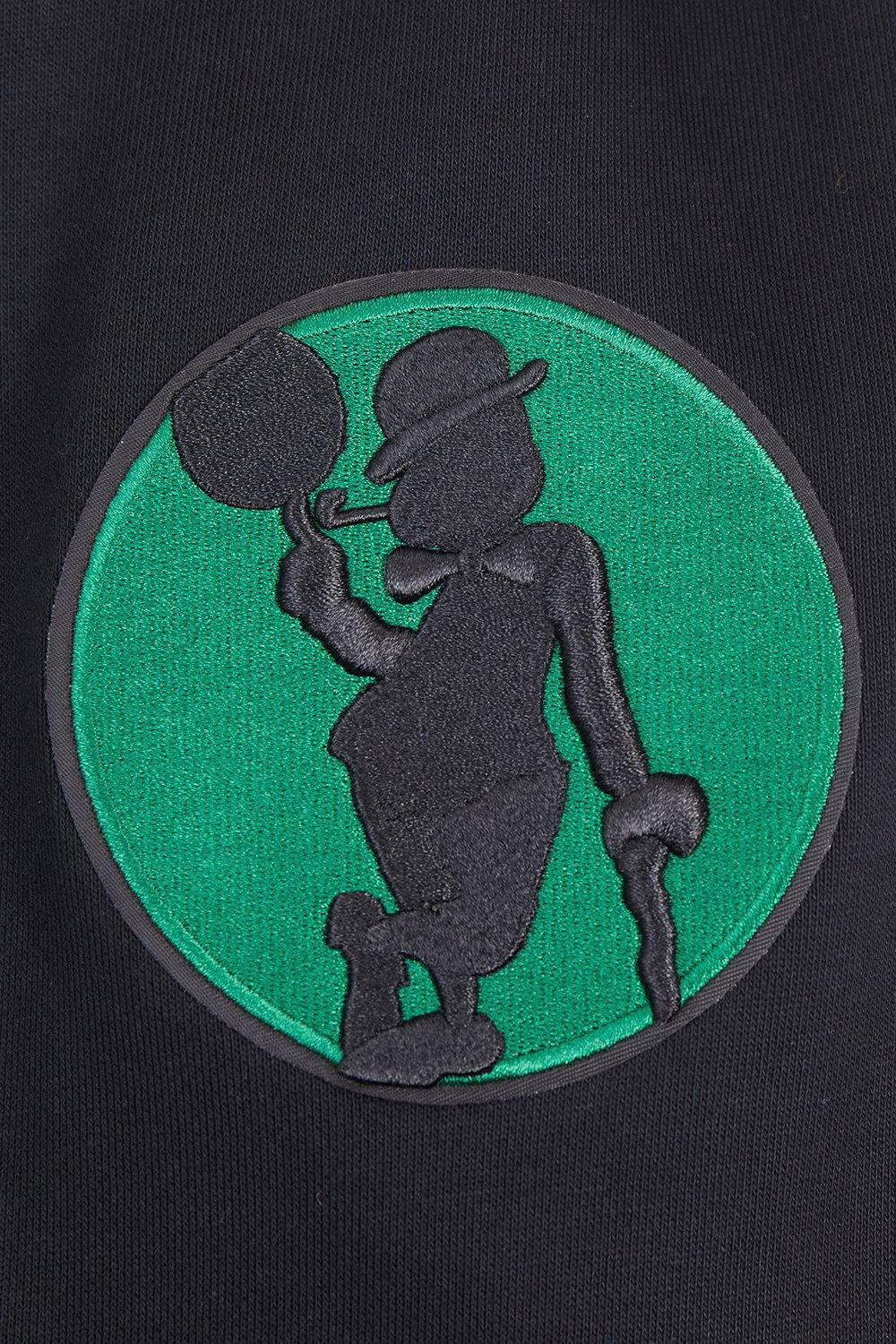 Pro Standard Men's NBA Boston Celtics Old English PO Hoodie -Black - BLACK Thumbnail View 7