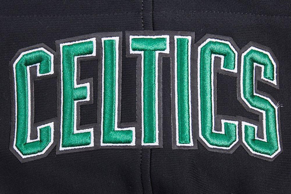 Pro Standard Men's NBA Boston Celtics Old English PO Hoodie -Black - BLACK Thumbnail View 8