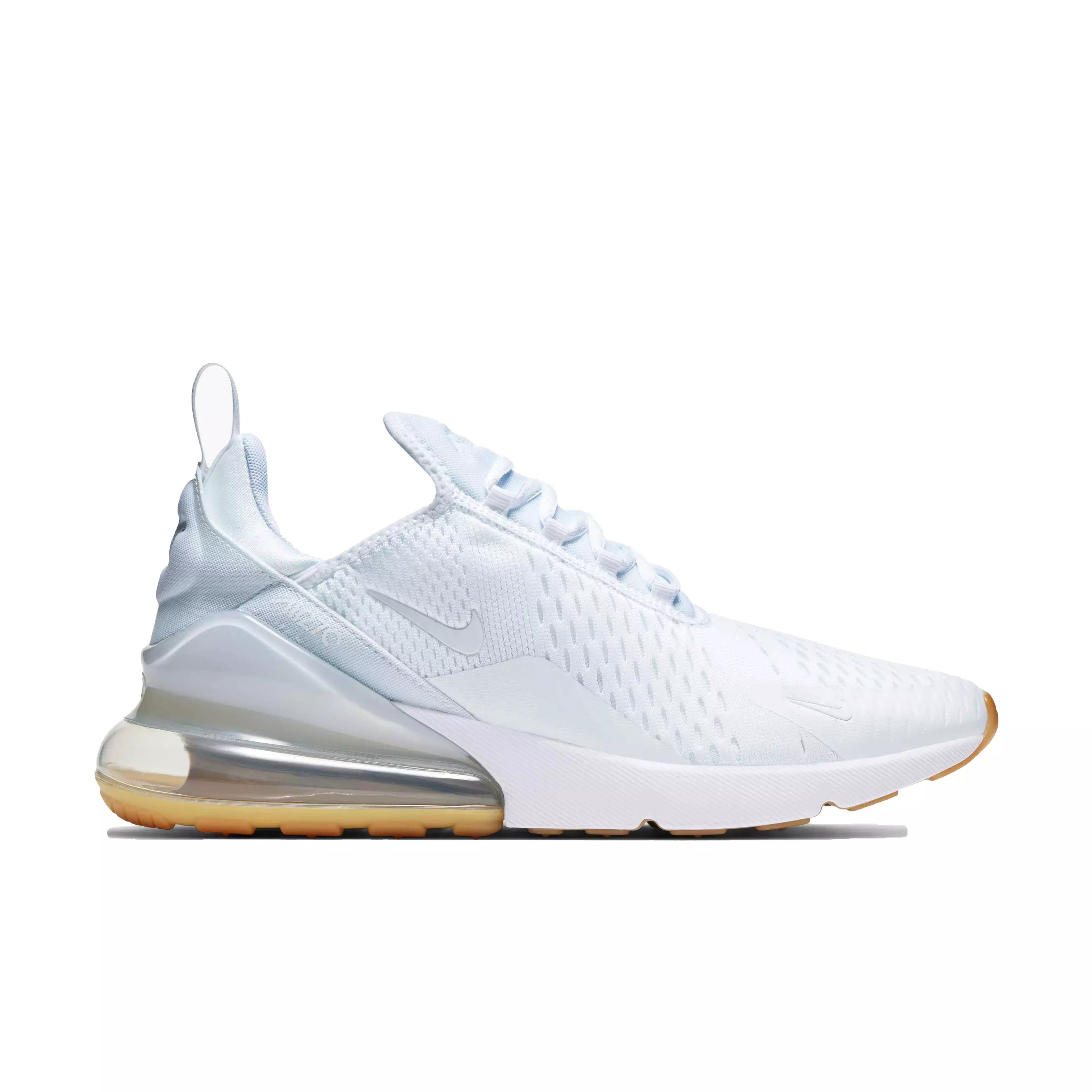 Nike Air Max 270 White/White/Gum Light Brown Men's Shoe