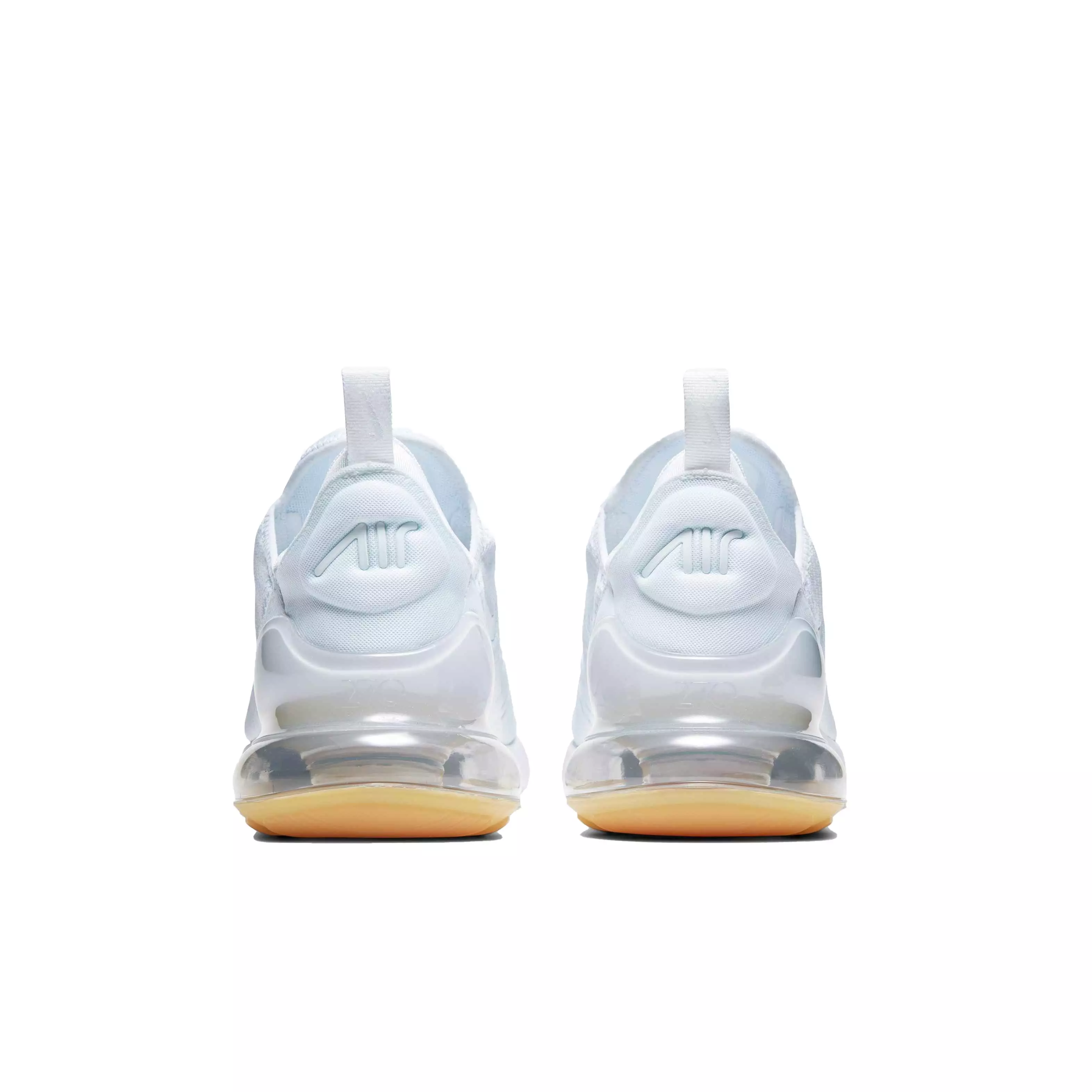 Nike Air Max 270 "White/White/Gum Light Brown" Men's Shoe - WHITE