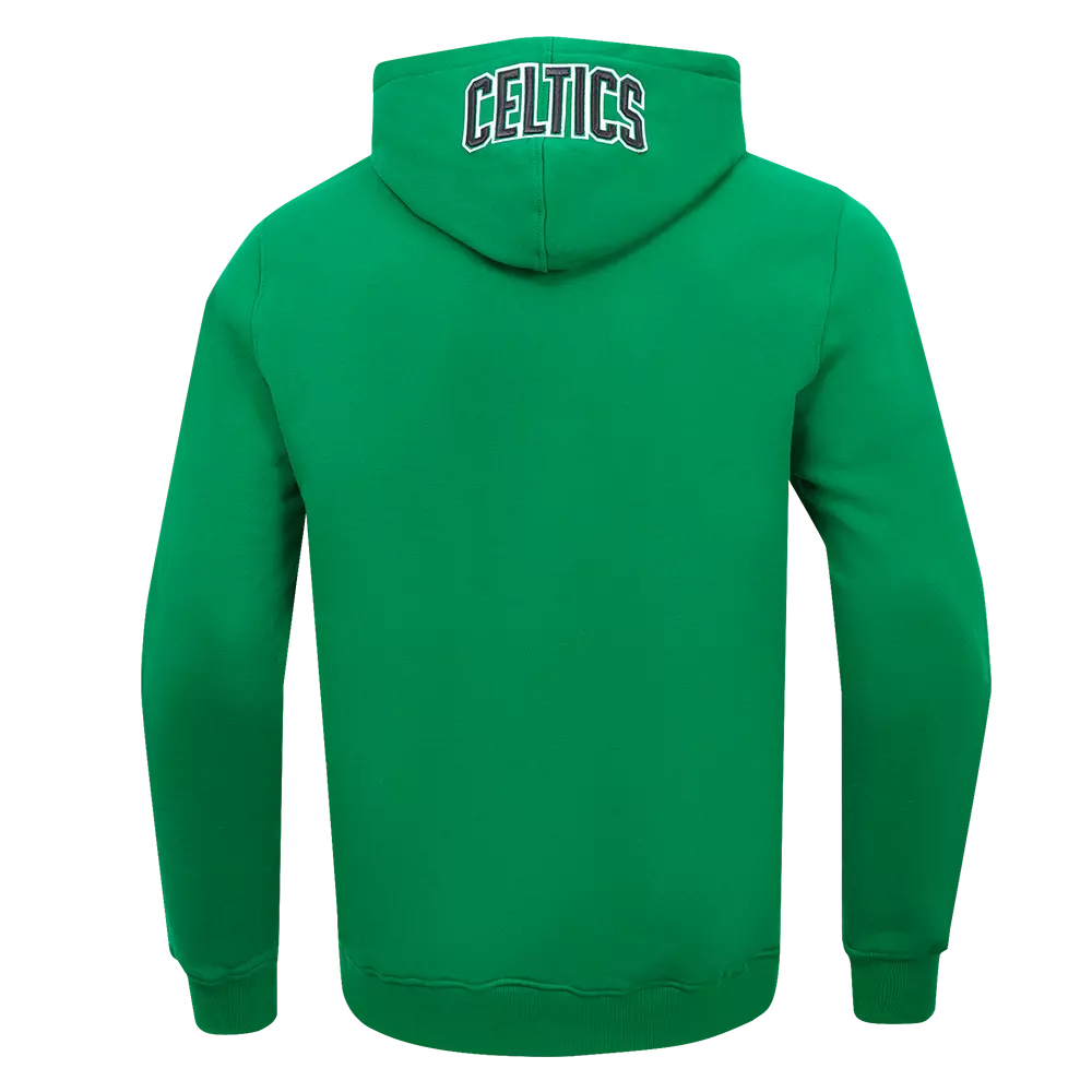 Pro Standard Men's NBA Boston Celtics Old English PO Hoodie -Green - GREEN
