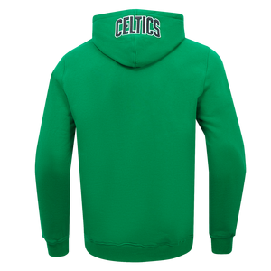 Pro Standard Men's NBA Boston Celtics Old English PO Hoodie -Green