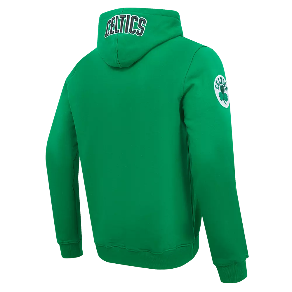 Pro Standard Men's NBA Boston Celtics Old English PO Hoodie - Green - GREEN
