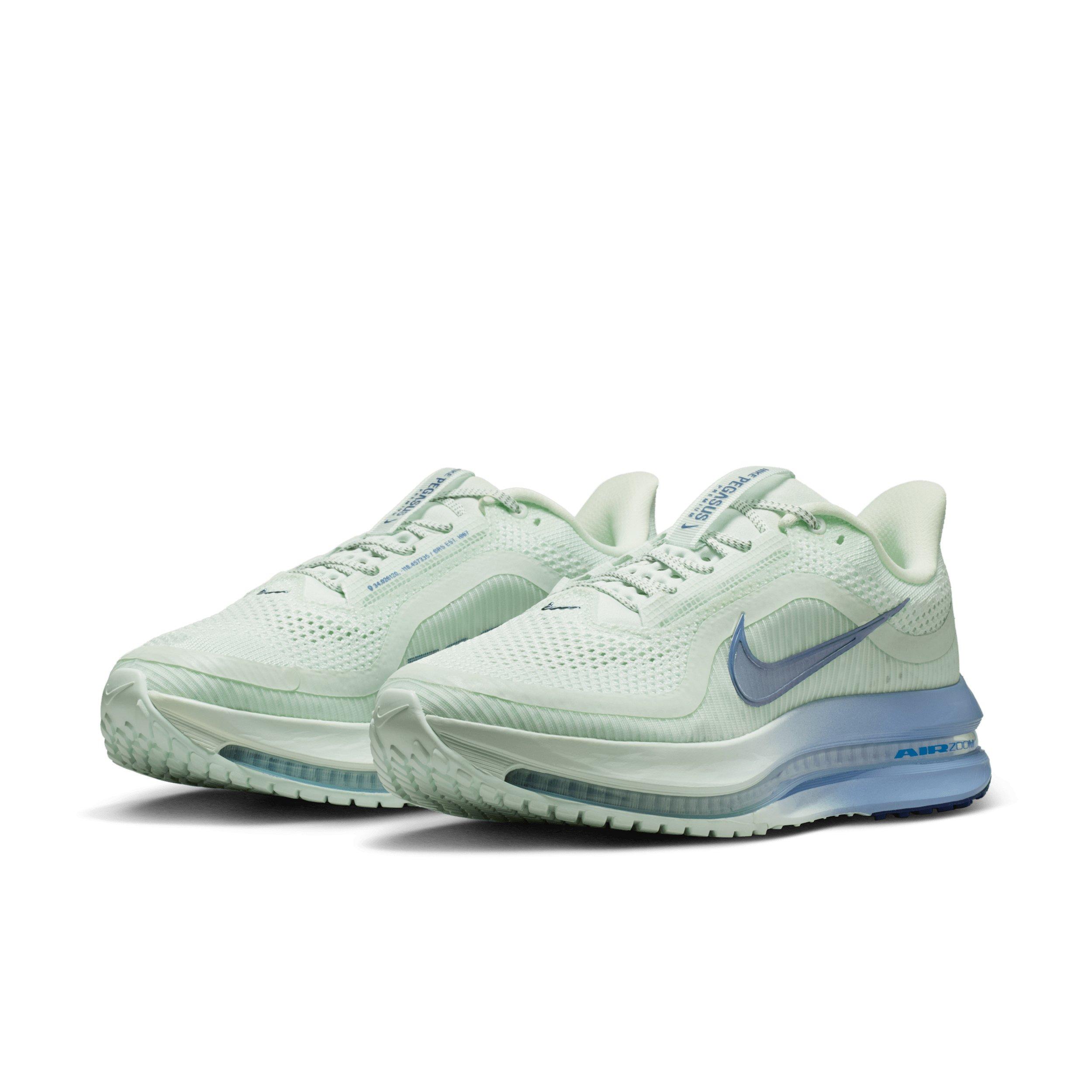 Nike Pegasus Premium "Barely Green/Work Blue/Football Grey/Blue Void" Women's Road Running Shoe - GREEN/BLUE Thumbnail View 3