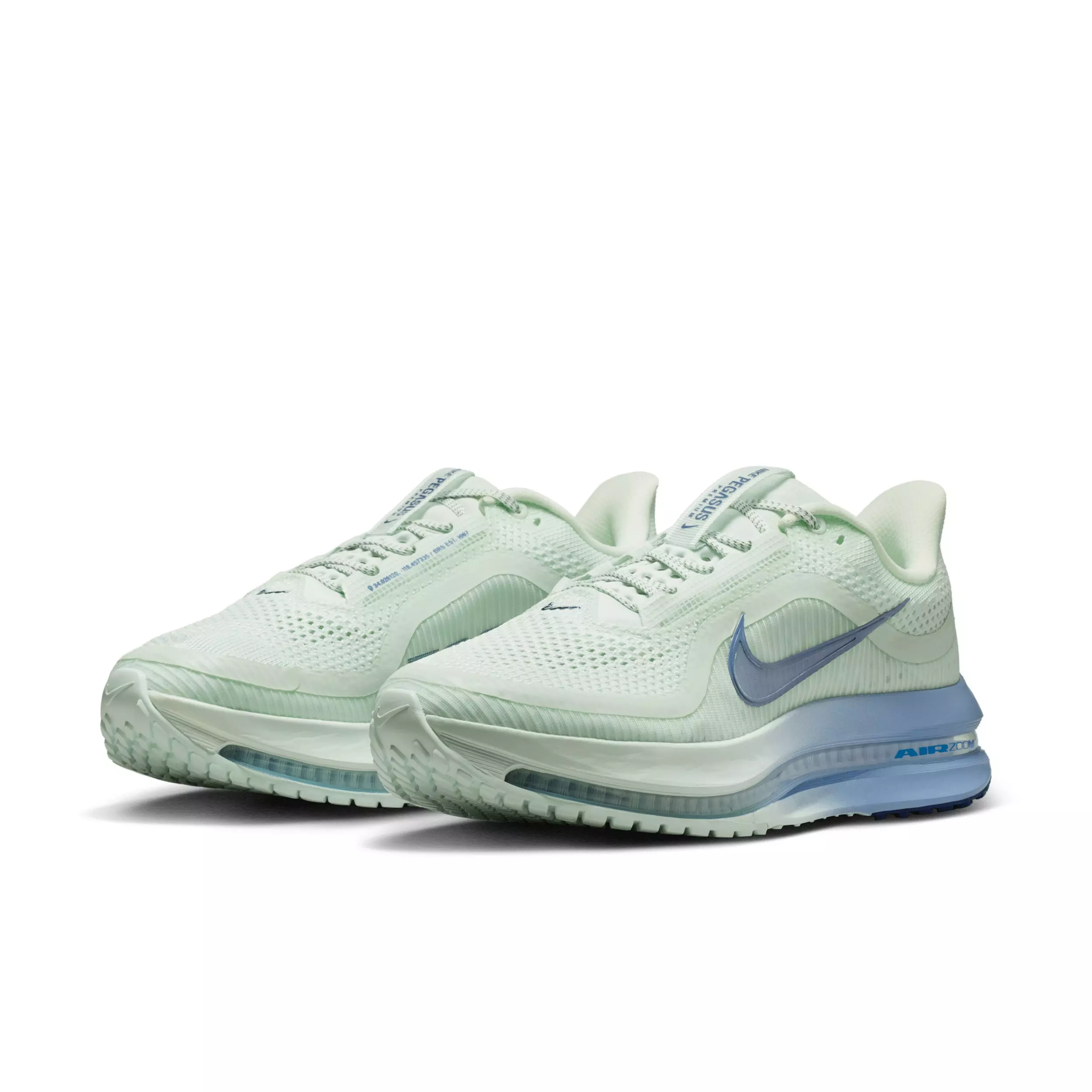 Nike Pegasus Premium "Barely Green/Work Blue/Football Grey/Blue Void" Women's Road Running Shoe - GREEN/BLUE