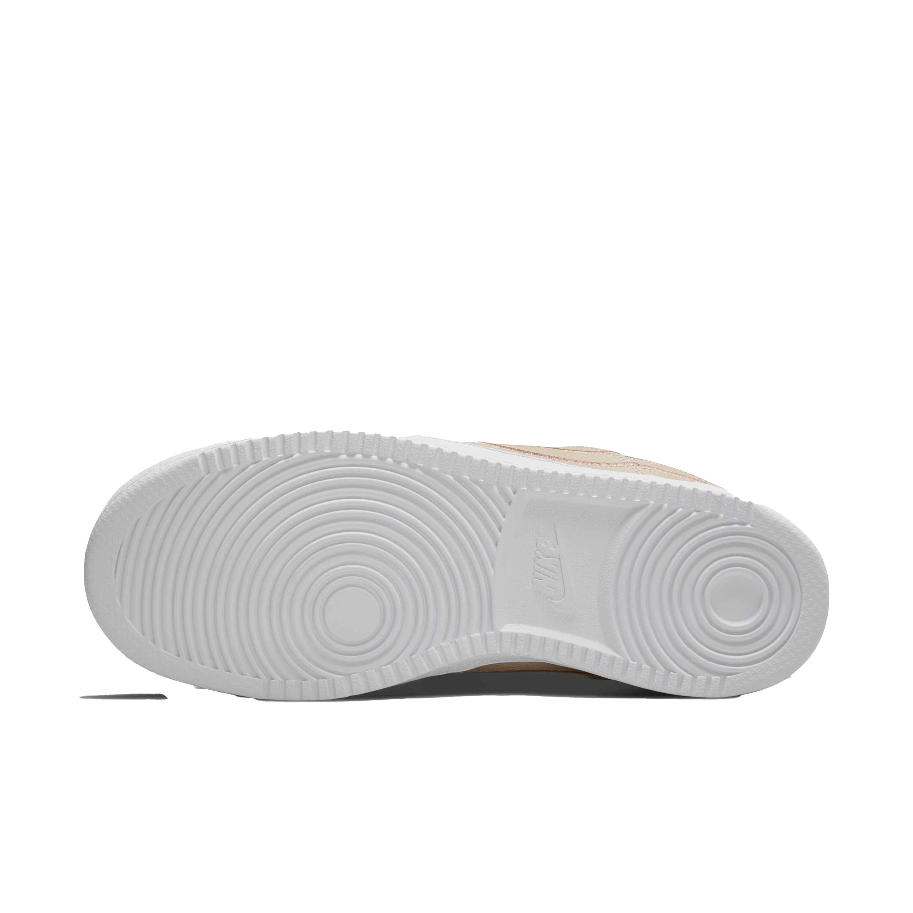 Nike Court Vision Low Premium "Pearl White/Metallic Red Bronze/Sail/White" Women's Shoe - WHITE Thumbnail View 6