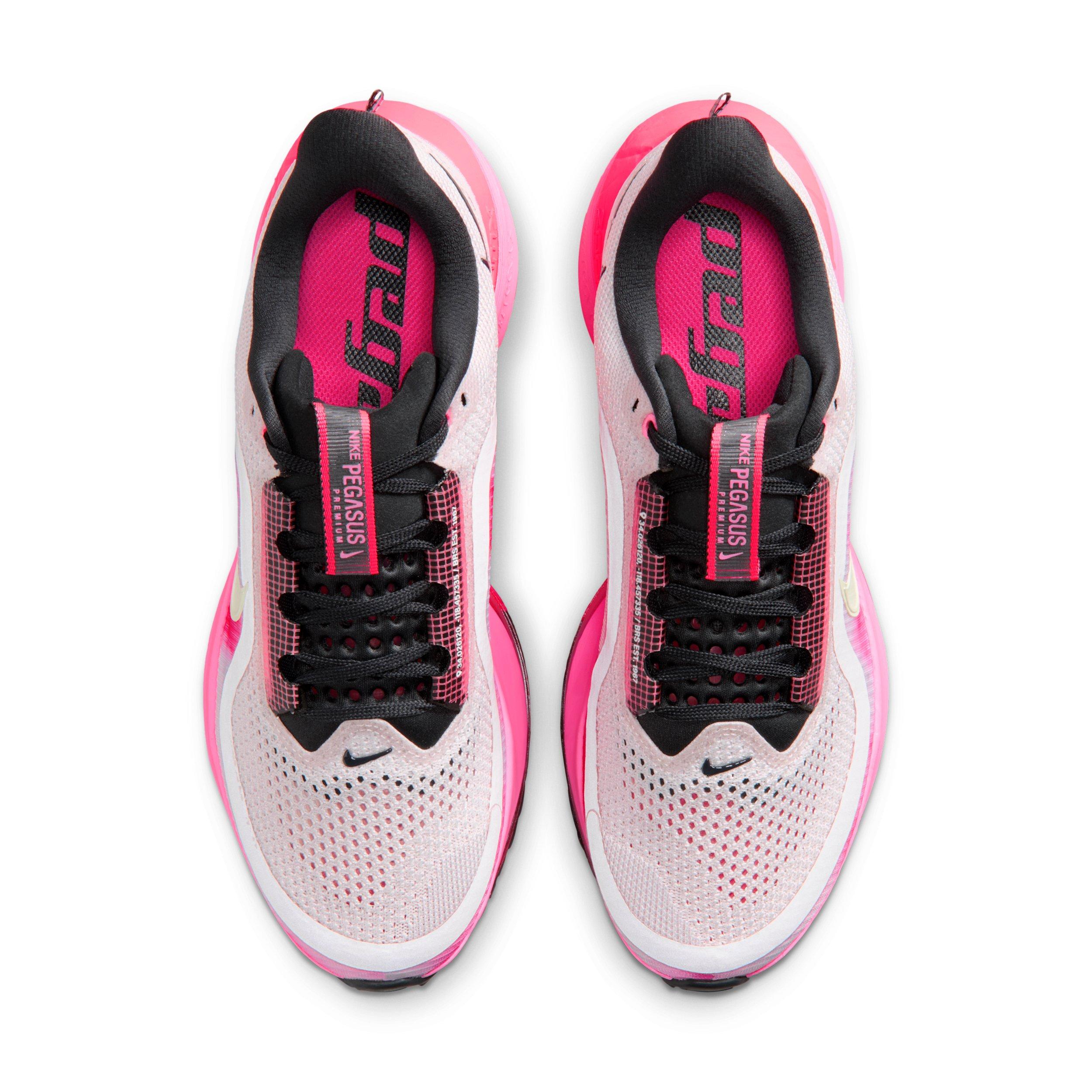 Nike Pegasus Premium " Pearl Pink/Pink Glow/Hyper Pink/Summit White" Women's Road Running Shoe - PINK/WHITE Thumbnail View 4