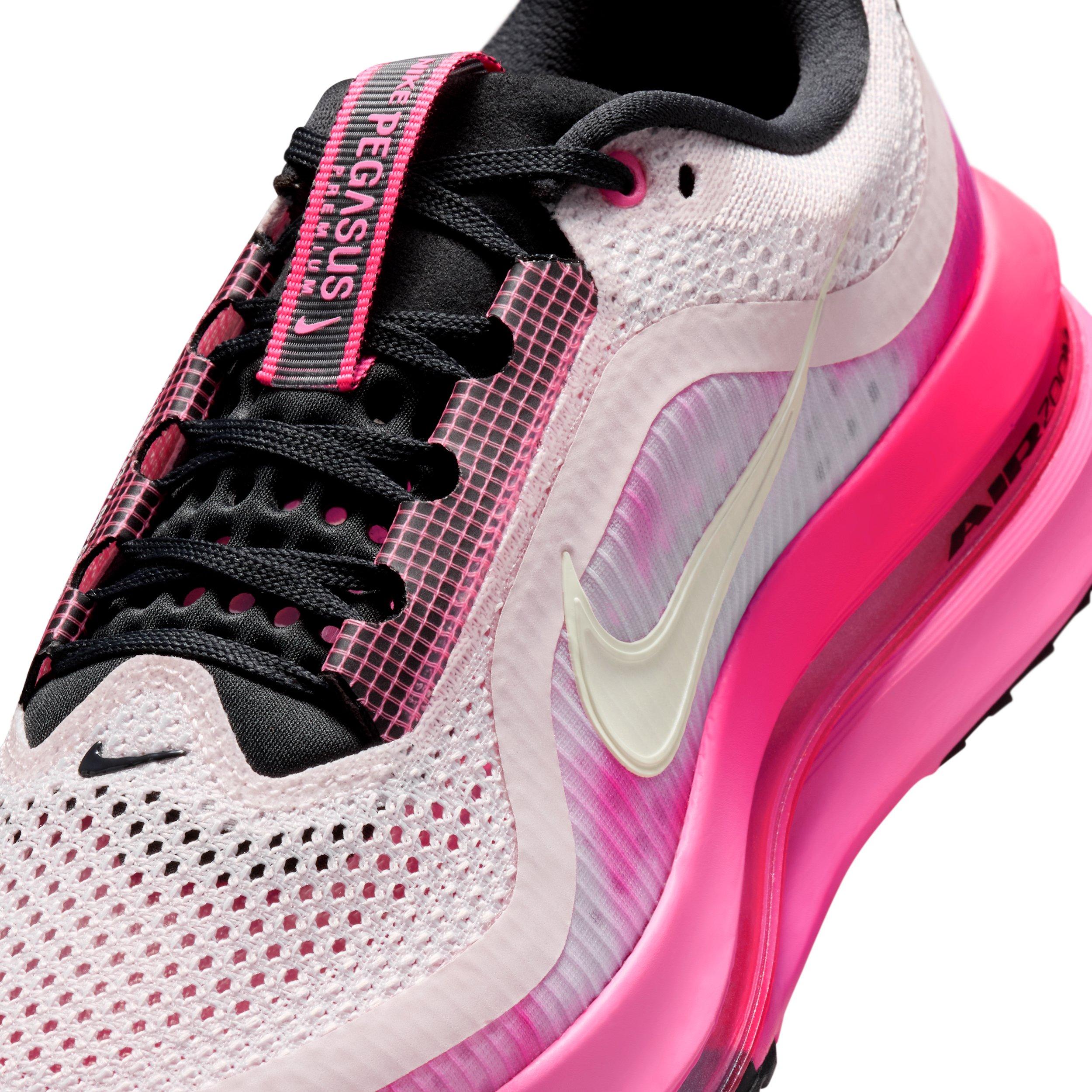 Nike Pegasus Premium " Pearl Pink/Pink Glow/Hyper Pink/Summit White" Women's Road Running Shoe - PINK/WHITE Thumbnail View 7