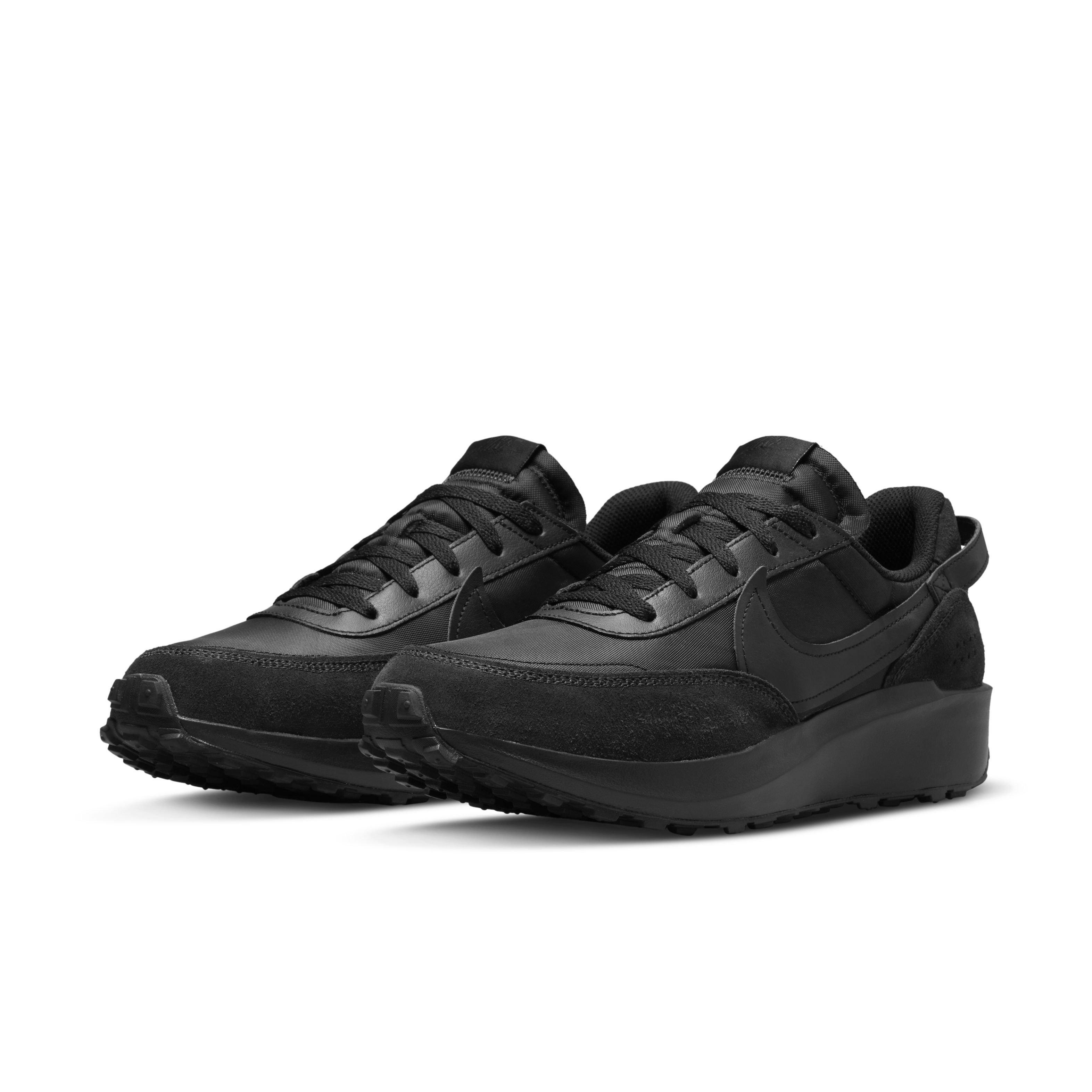 Nike Waffle Debut "Black/Black/Off Noir/Anthracite" Men's Shoe - BLACK Thumbnail View 3