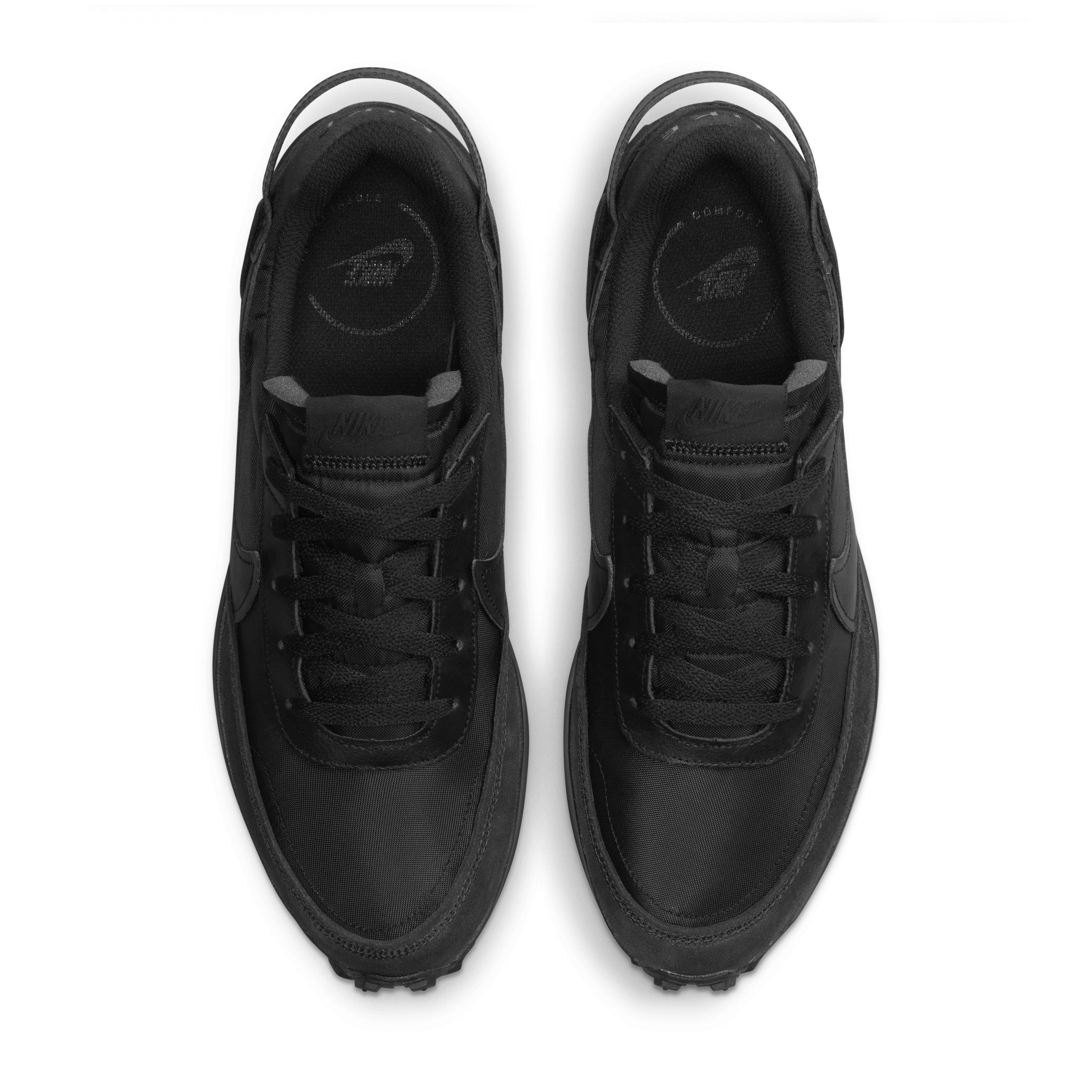 Nike Waffle Debut "Black/Black/Off Noir/Anthracite" Men's Shoe - BLACK Thumbnail View 4