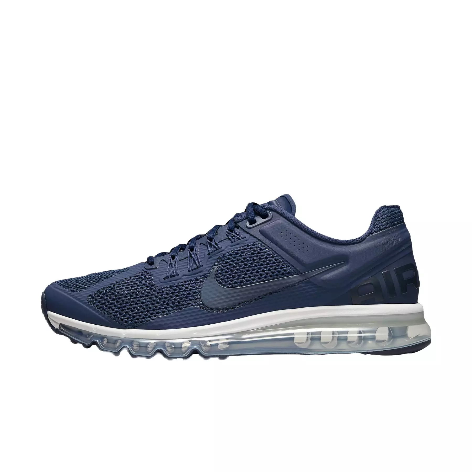 Nike Air Max 2013 "College Navy/Summit White/Metallic Silver/Dark Obsidian" Men's Shoe