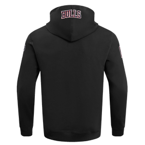 Pro Standard Men's NBA Chicago Bulls Old English PO Hoodie -Black
