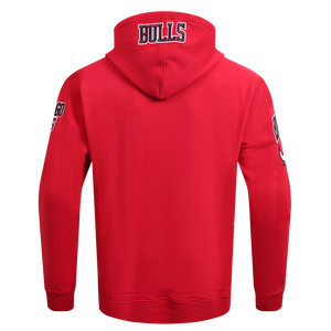 Pro Standard Men's NBA Chicago Bulls Old English PO Hoodie -Red