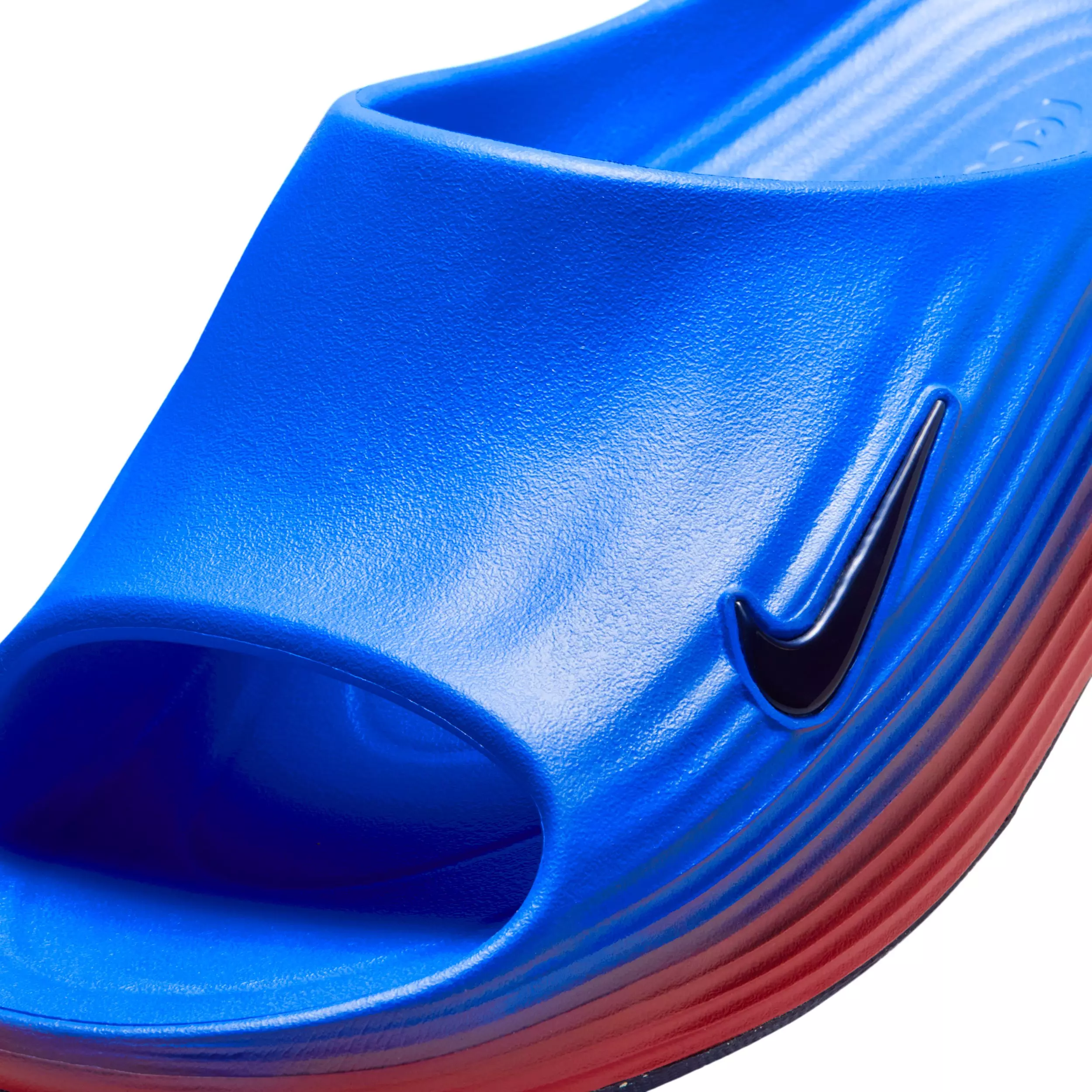 Nike ReactX Rejuven8 "Action Red/Light Photo Blue/Midnight Navy" Women's Slide - RED/NAVY