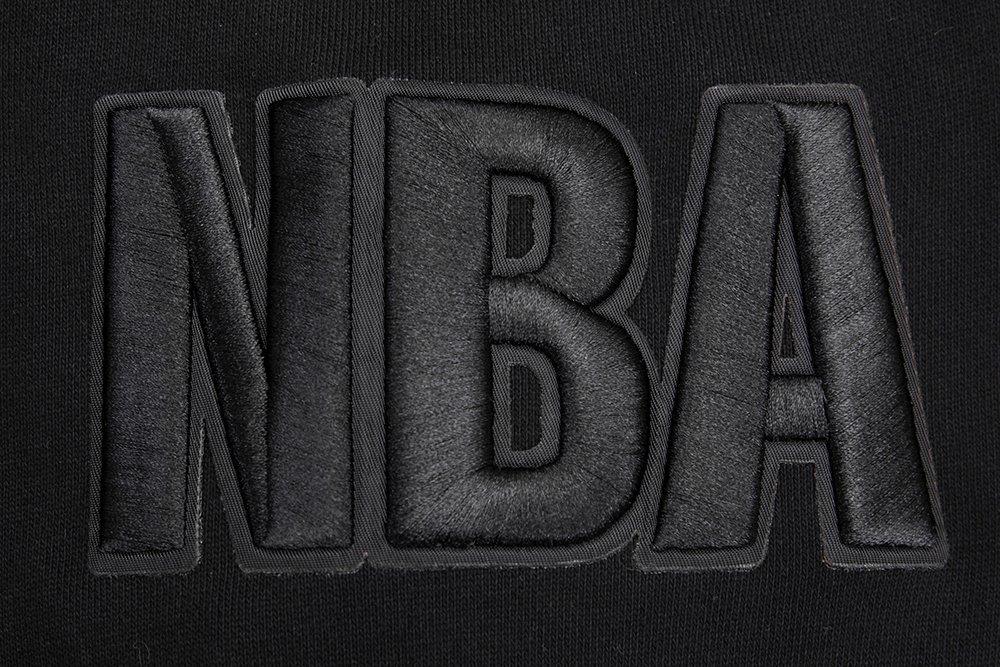 Pro Standard Men's NBA Chicago Bulls Mashup Rib PO Hoodie - Black/Red - BLACK/RED Thumbnail View 8