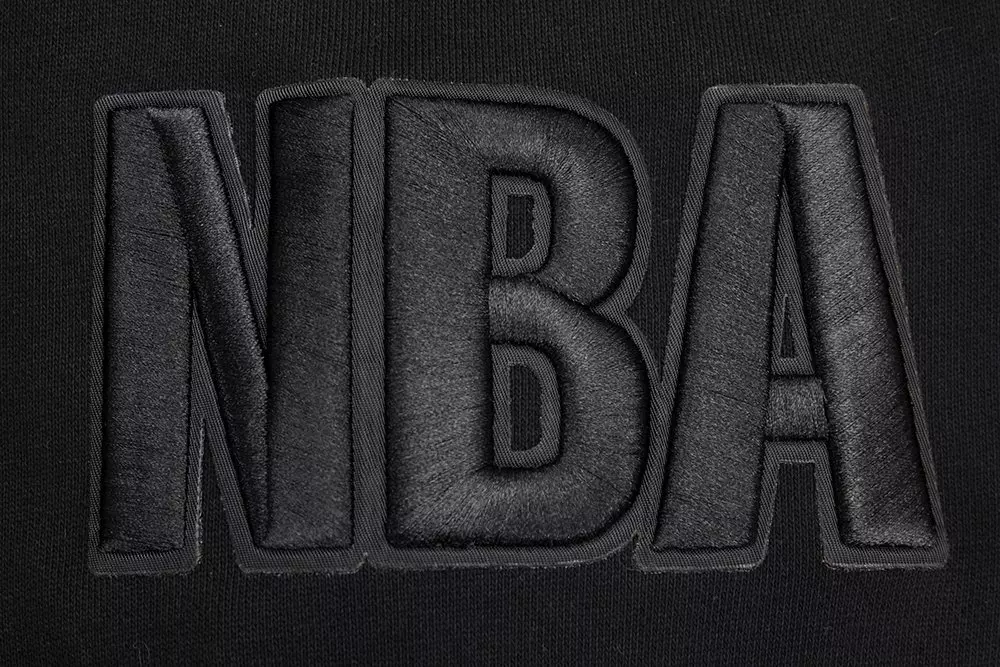 Pro Standard Men's NBA Chicago Bulls Mashup Rib PO Hoodie - Black/Red - BLACK/RED