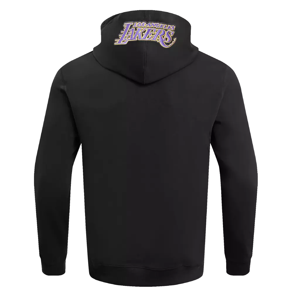 Pro Standard Men's NBA Los Angeles Lakers Old English PO Hoodie - Black - BLACK