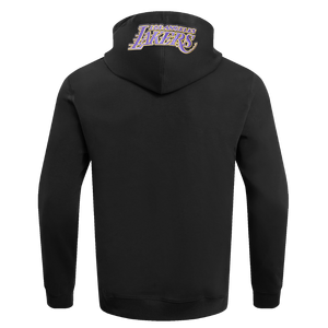 Pro Standard Men's NBA Los Angeles Lakers Old English PO Hoodie -Black