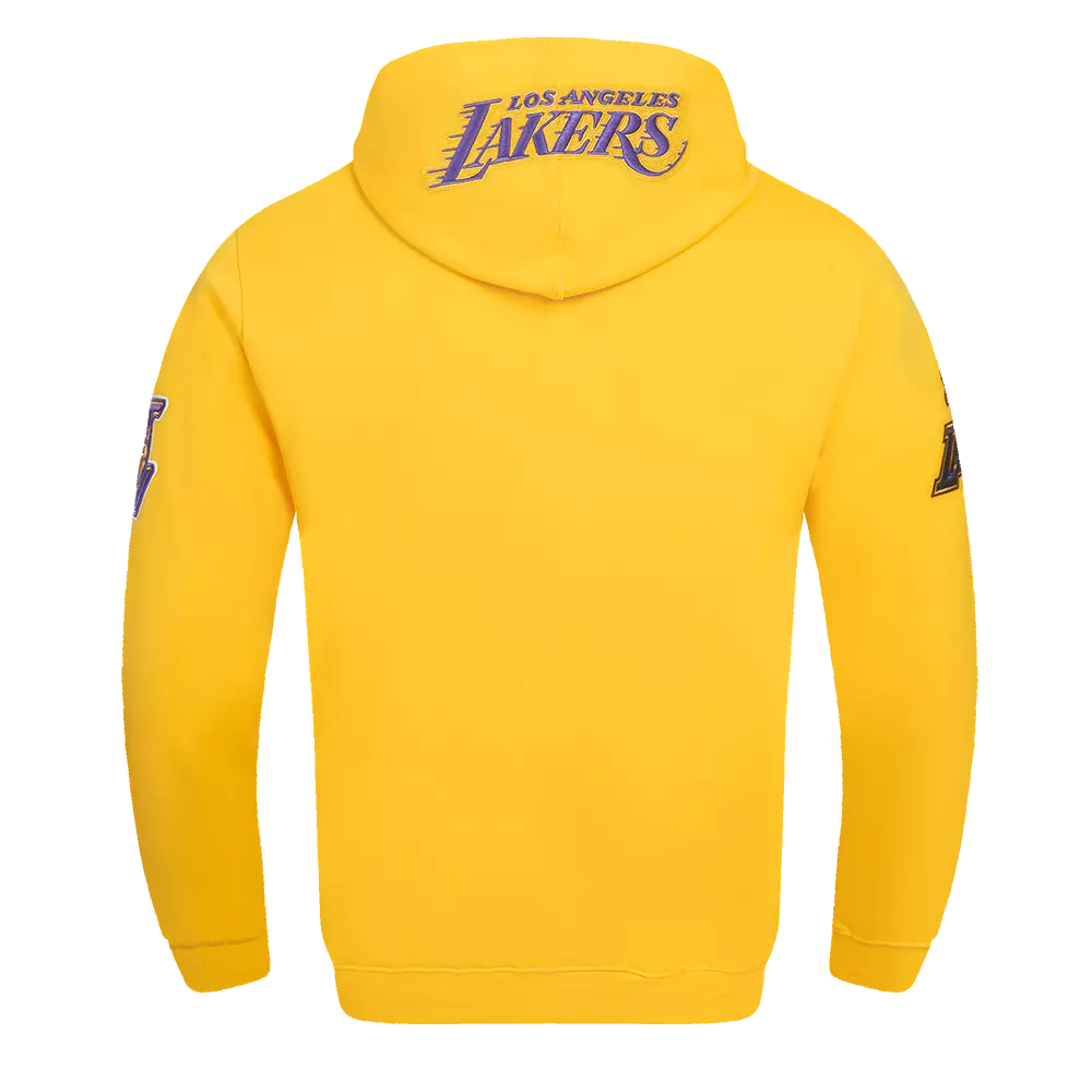 Pro Standard Men's NBA Los Angeles Lakers Old English PO Hoodie - Yellow - YELLOW