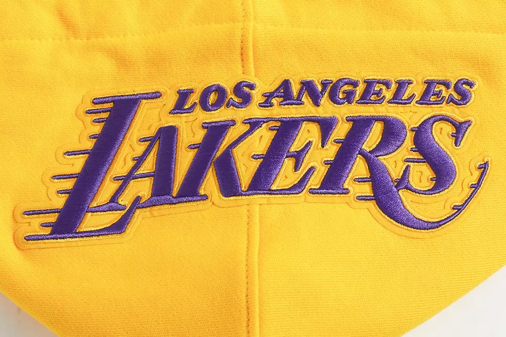Pro Standard Men's NBA Los Angeles Lakers Old English PO Hoodie - Yellow - YELLOW