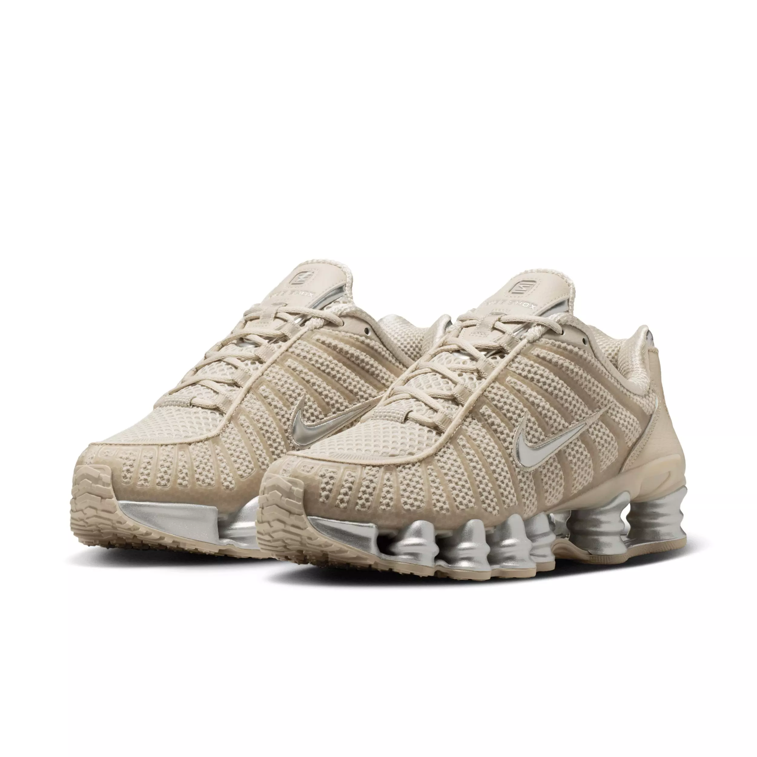 Nike Shox TL "Cream II/Black/Metallic Silver" Women's Shoe - CREAM/BLACK/SILVER