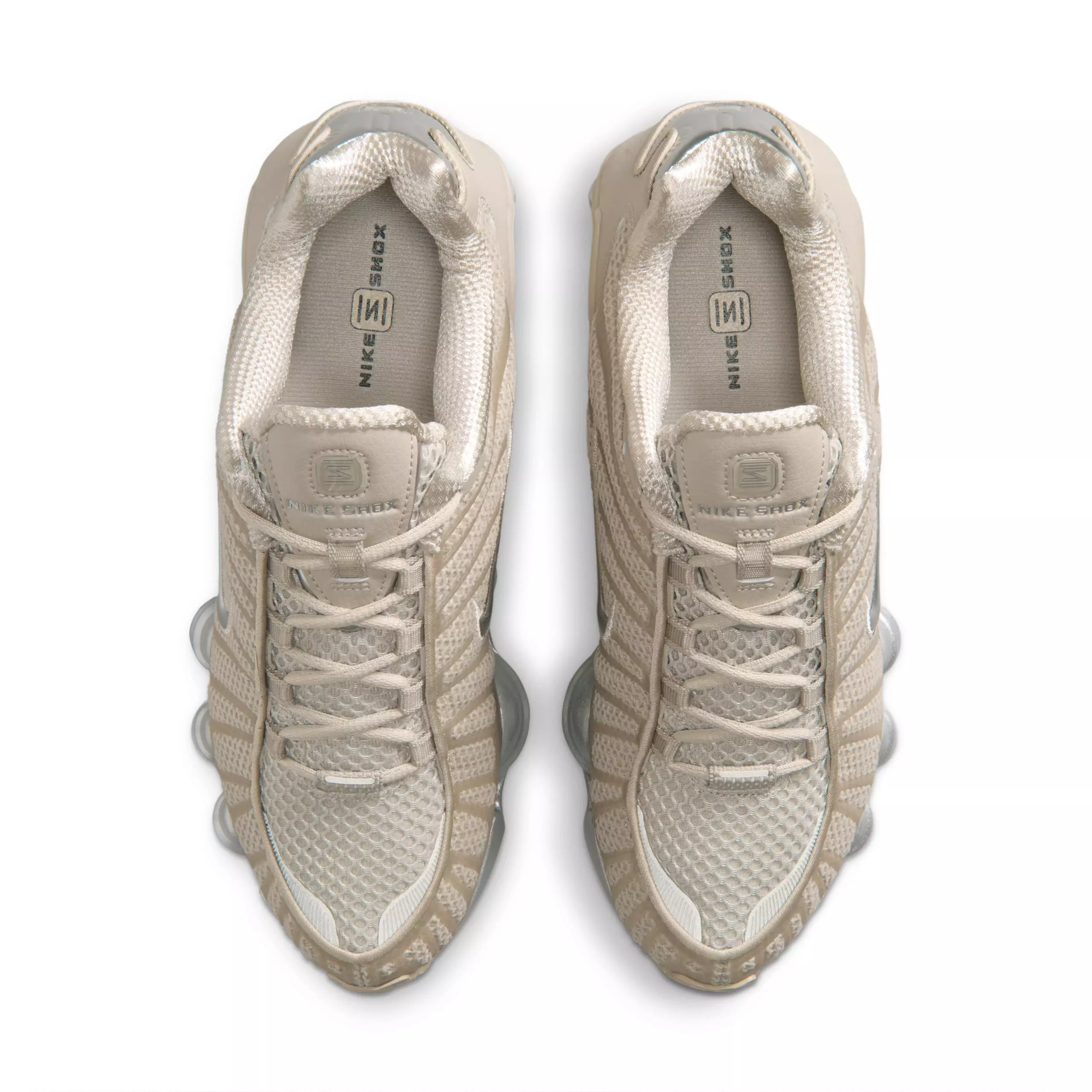 Nike Shox TL "Cream II/Black/Metallic Silver" Women's Shoe - CREAM/BLACK/SILVER