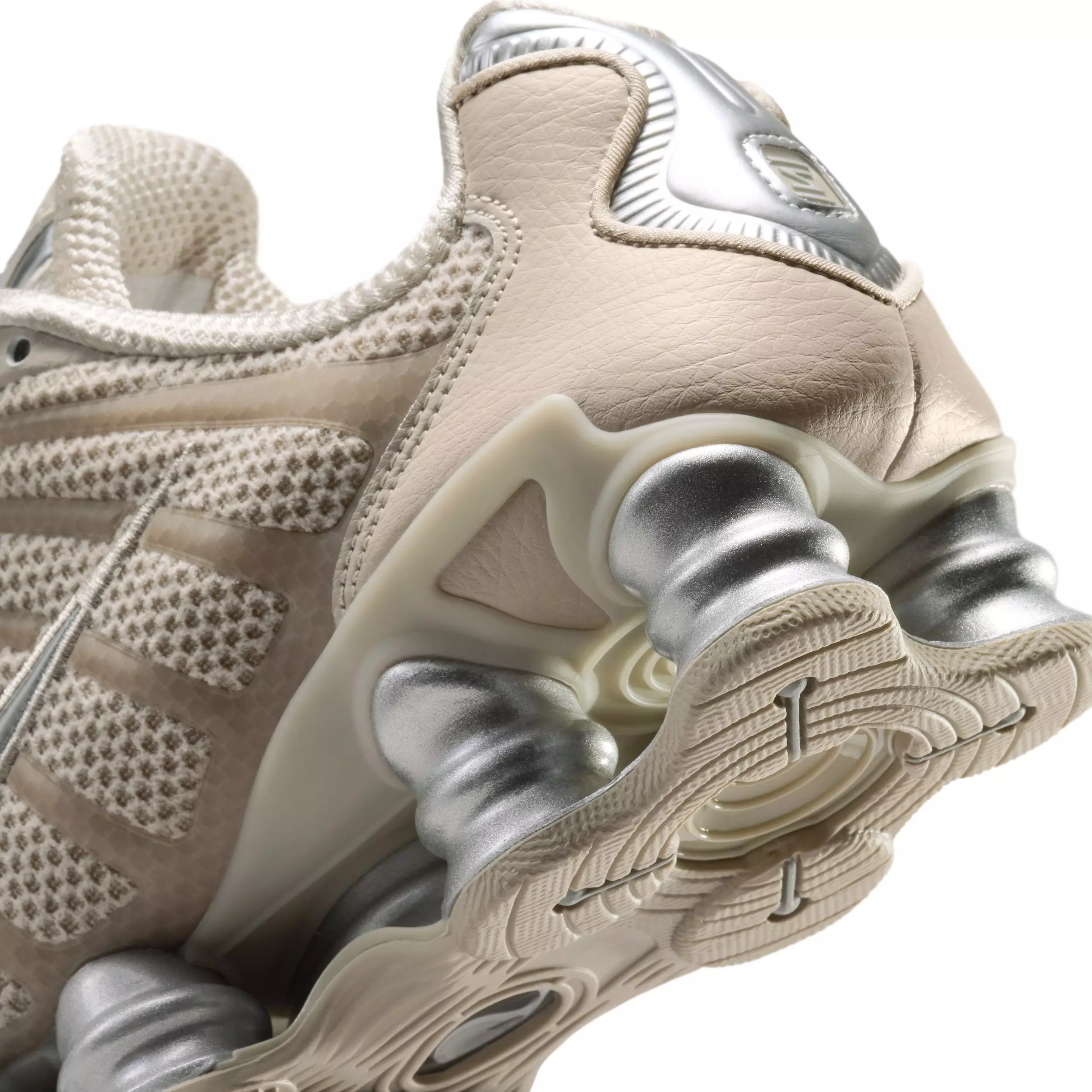 Nike Shox TL "Cream II/Black/Metallic Silver" Women's Shoe - CREAM/BLACK/SILVER