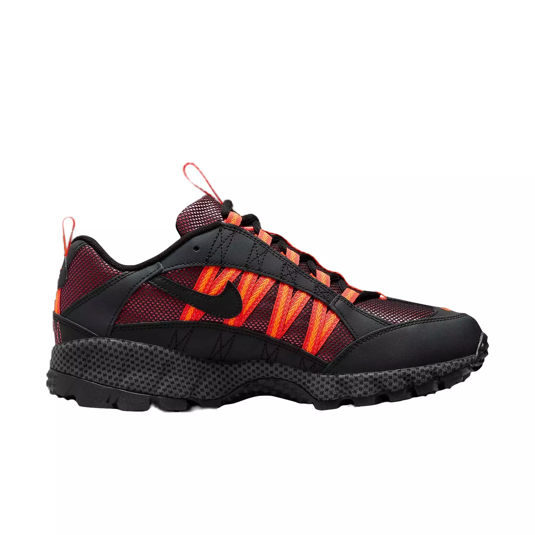 Nike Air Humara "Black/Black/Bright Crimson" Men's Shoe - BLACK/CRIMSON/ORANGE/BLACK