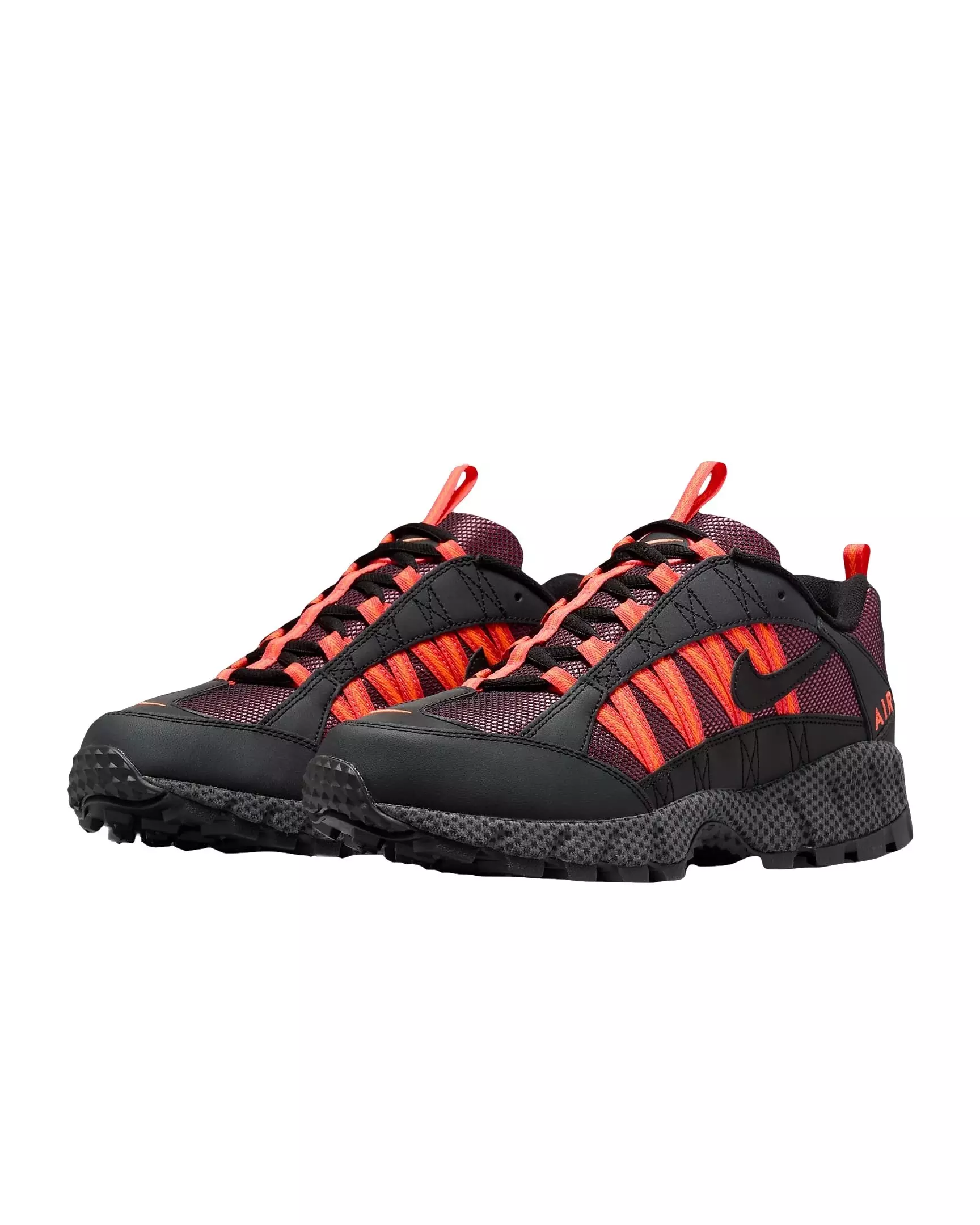 Nike Air Humara "Black/Black/Bright Crimson" Men's Shoe - BLACK/CRIMSON/ORANGE/BLACK