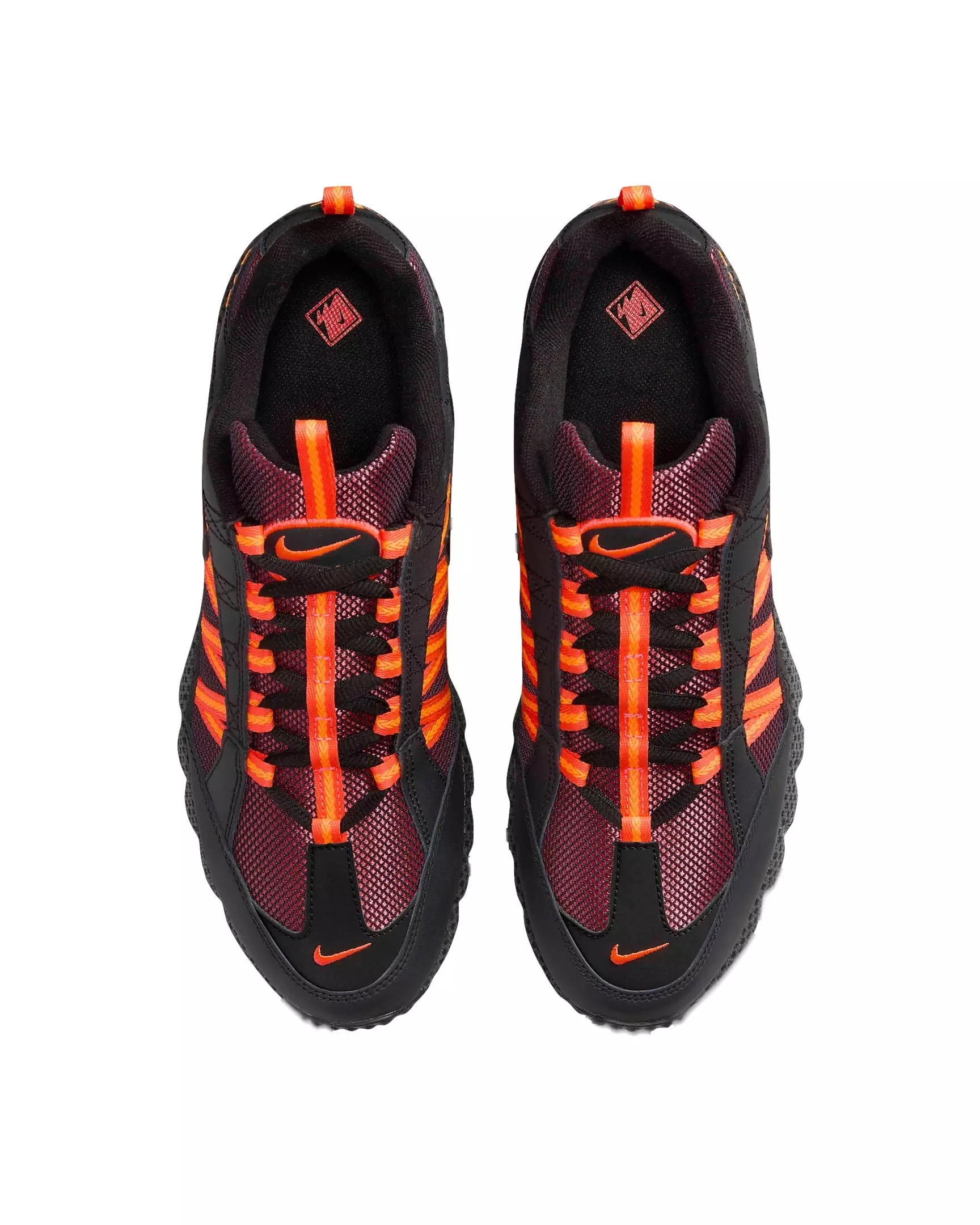 Nike Air Humara "Black/Black/Bright Crimson" Men's Shoe - BLACK/CRIMSON/ORANGE/BLACK