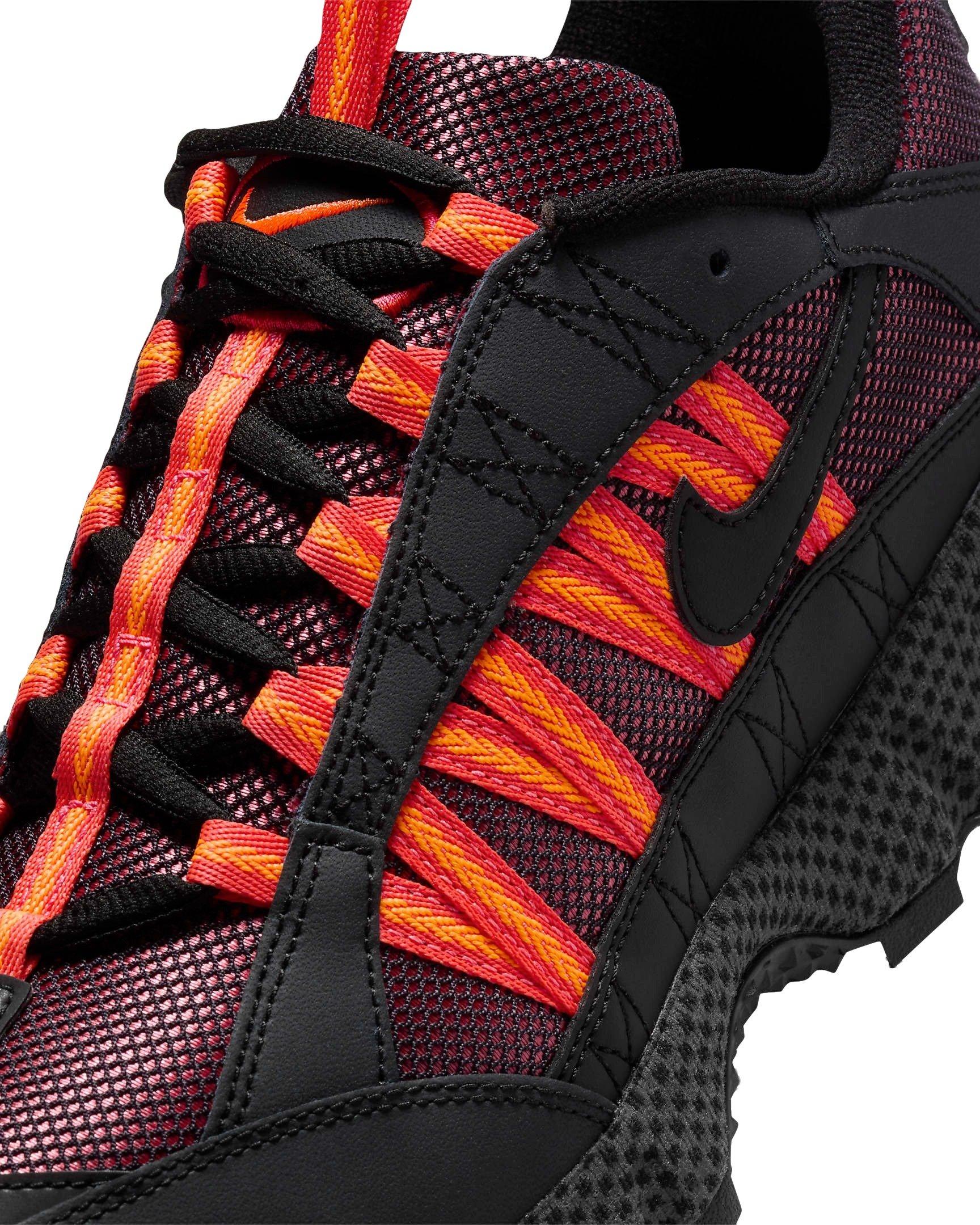 Nike Air Humara "Black/Black/Bright Crimson" Men's Shoe - BLACK/CRIMSON/ORANGE/BLACK Thumbnail View 7