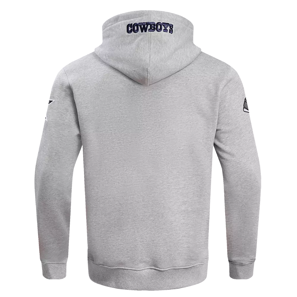 Pro Standard Men's NFL Dallas Cowboys Old English PO Hoodie -Grey - GREY