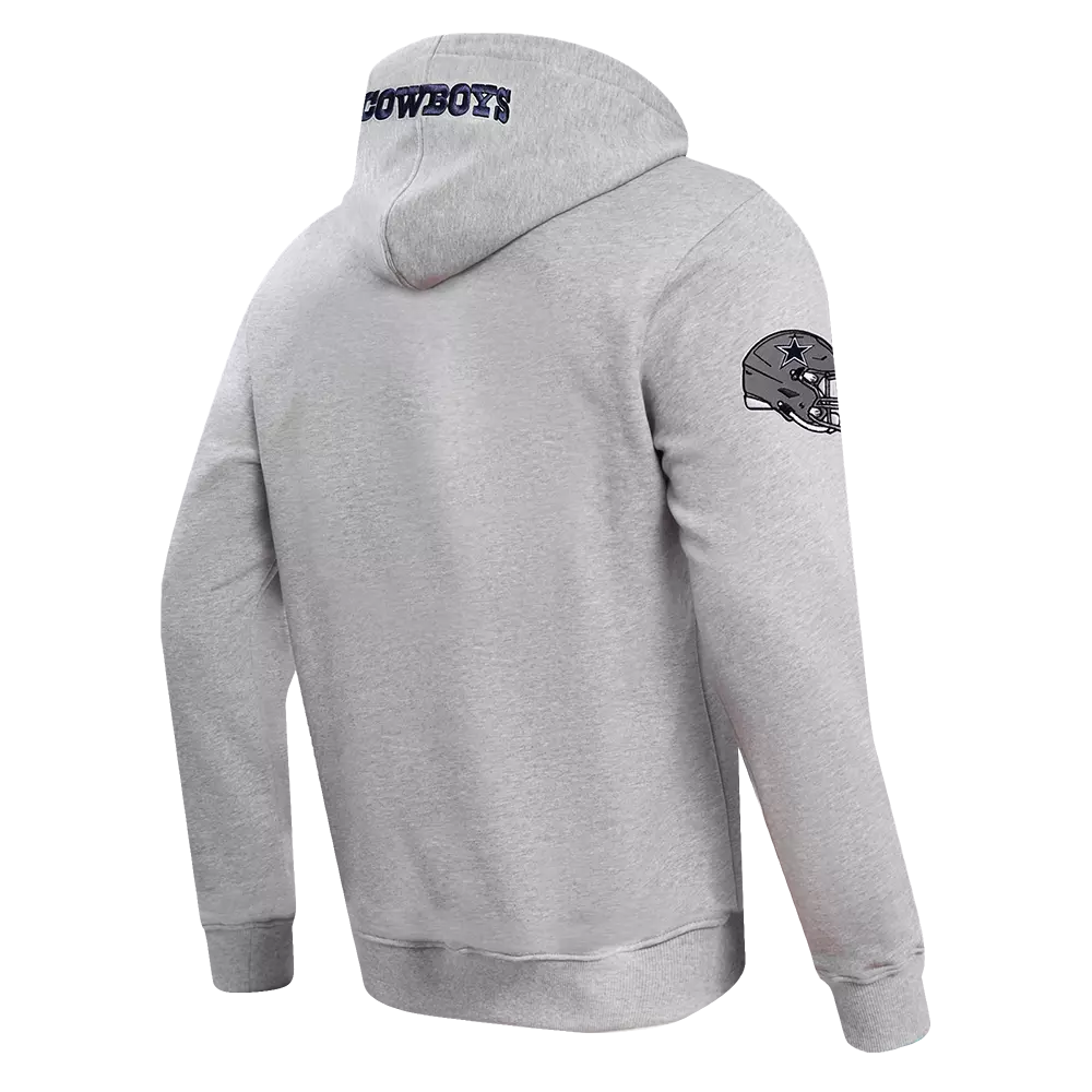 Pro Standard Men's NFL Dallas Cowboys Old English Pullover Hoodie - Grey - GREY